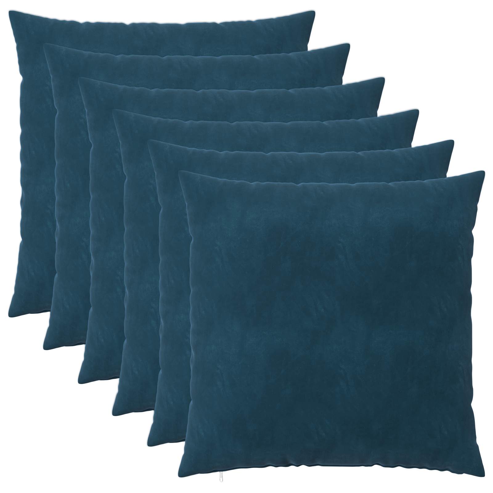 Párna huzat 6 pcs heerlen kék 65 x 65 cm bársony
