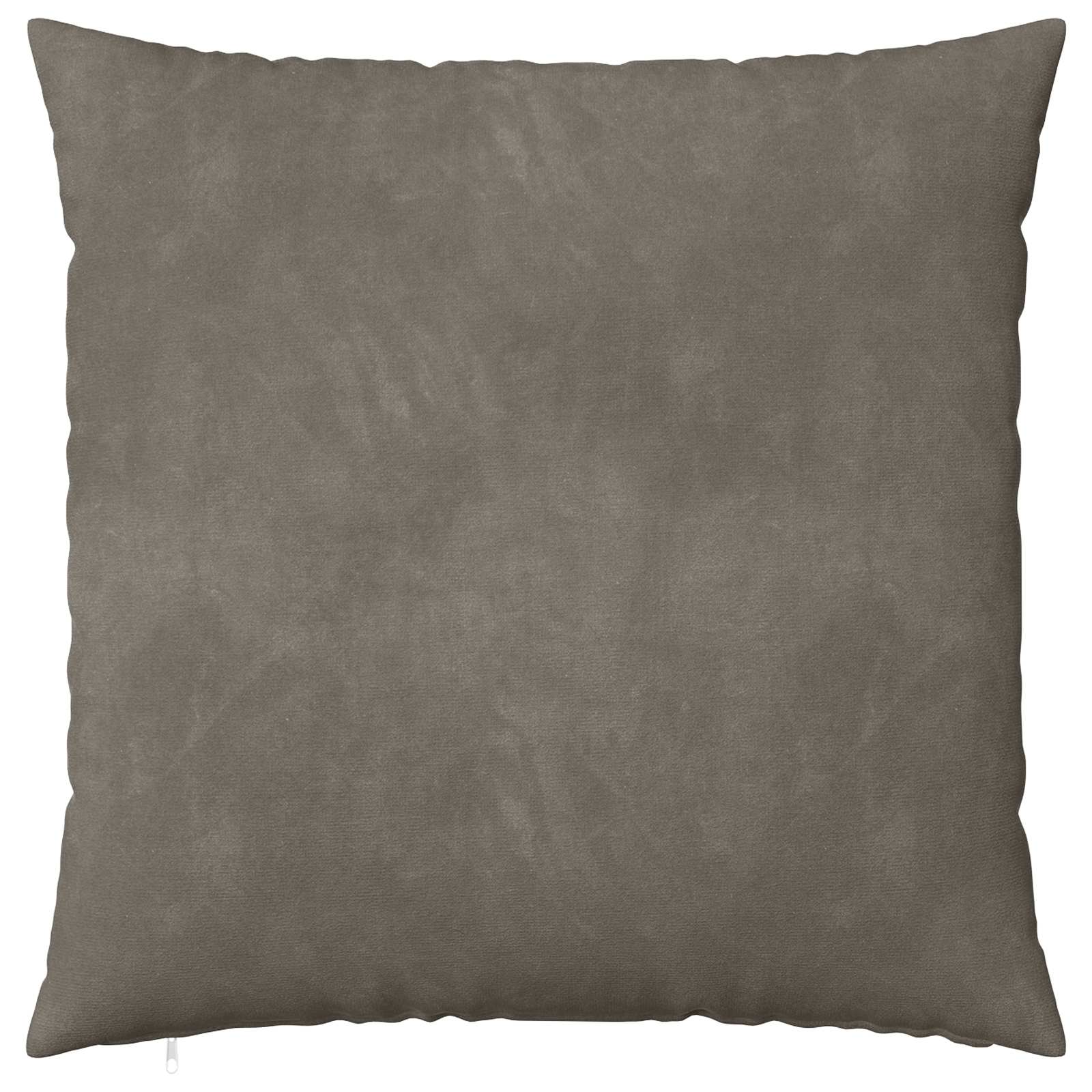 Párna huzat 2 pcs heerlen világosszürke 65 x 65 cm bársony