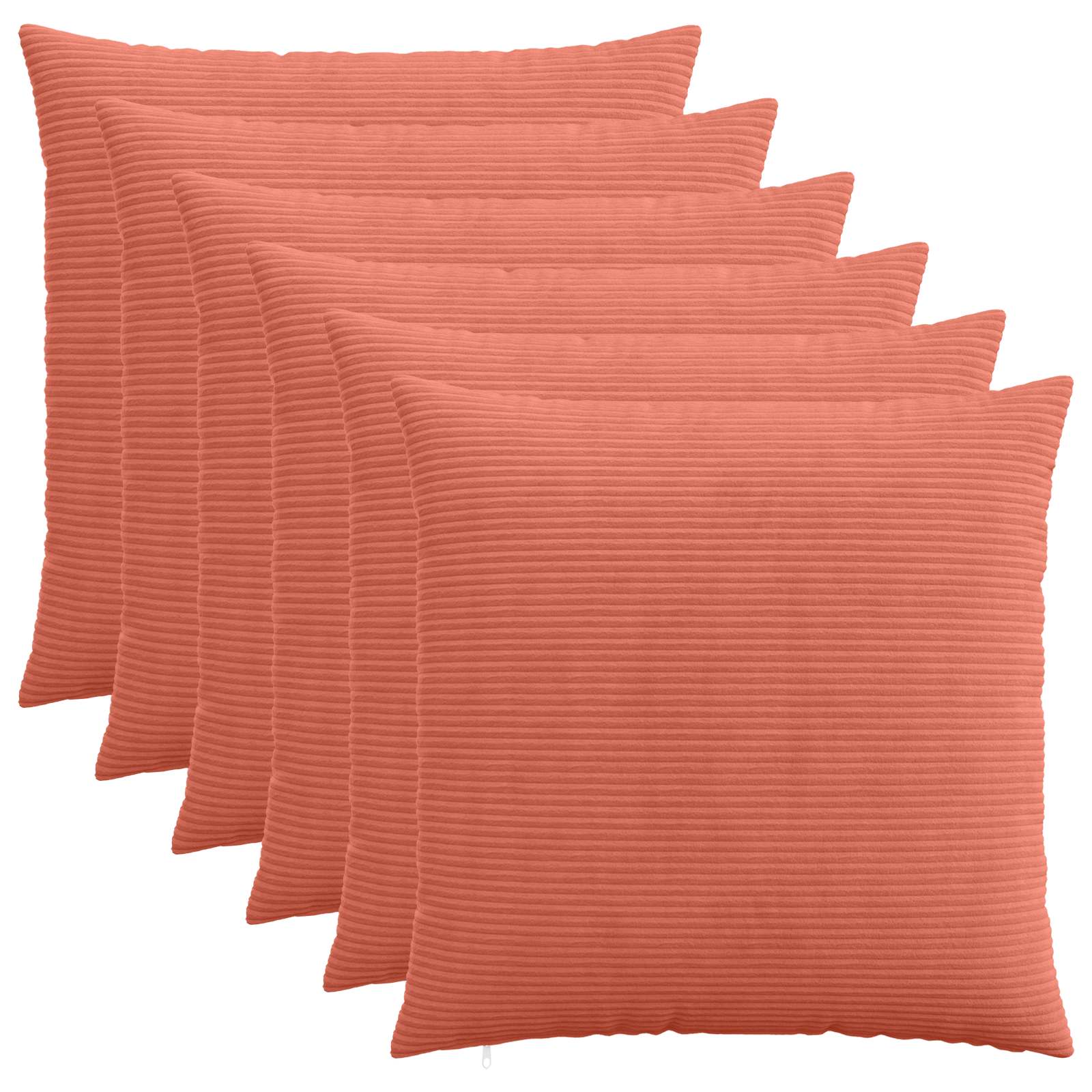 Párna huzat 6 pcs heerlen piros narancs 65 x 65 cm cord