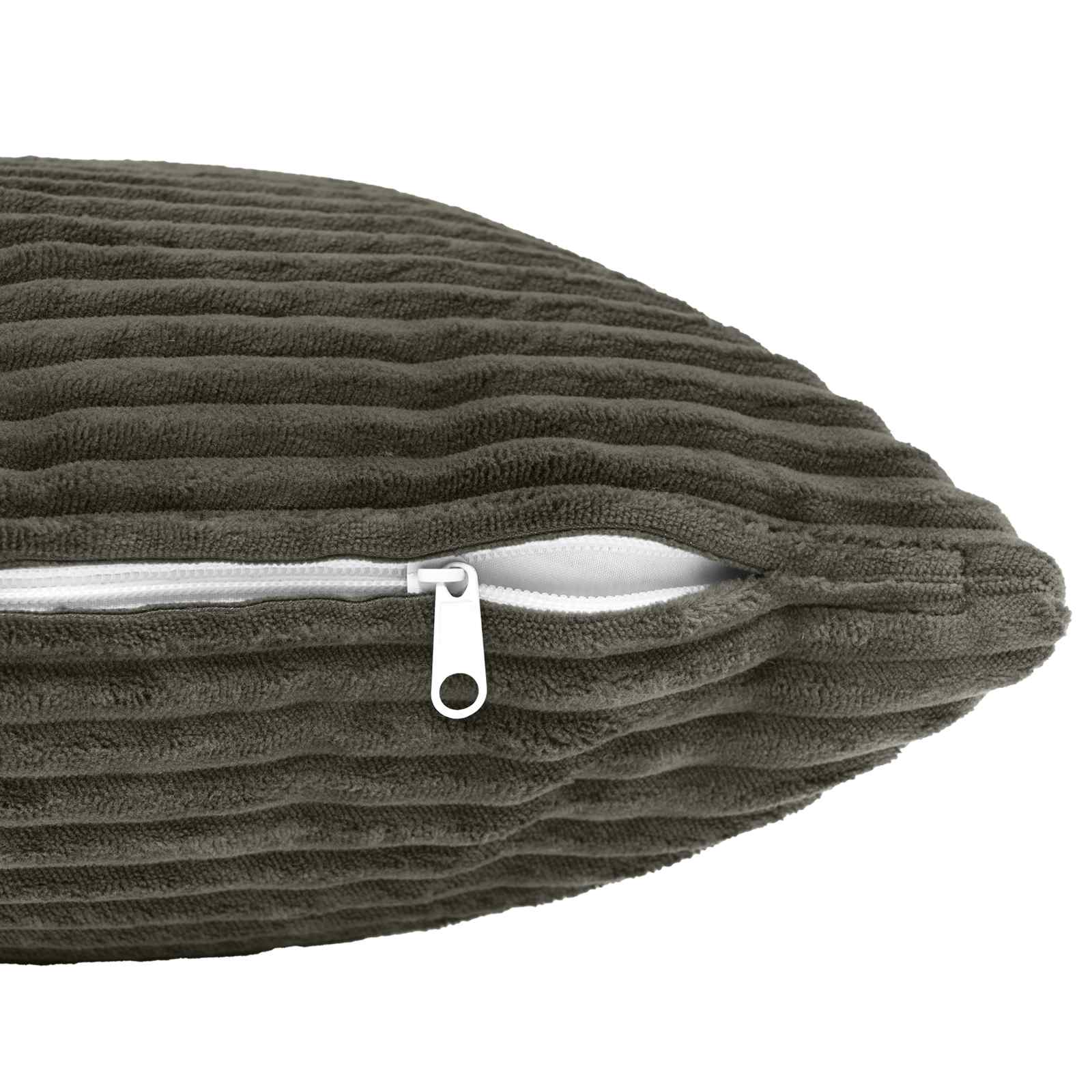 Párna huzat 2 pcs heerlen antracitszürke 65 x 65 cm cord