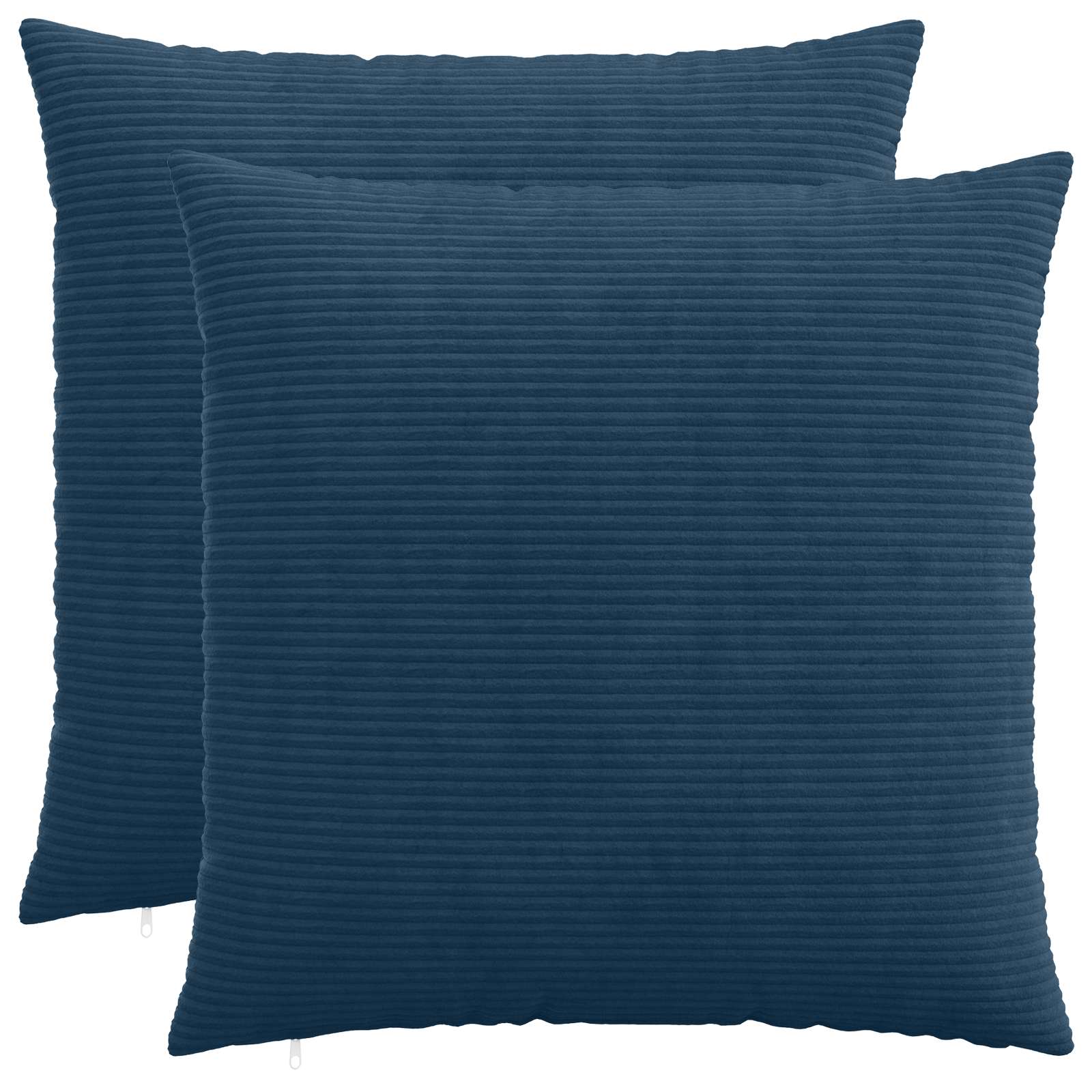 Párna huzat 2 pcs heerlen sötétkék 65 x 65 cm cord
