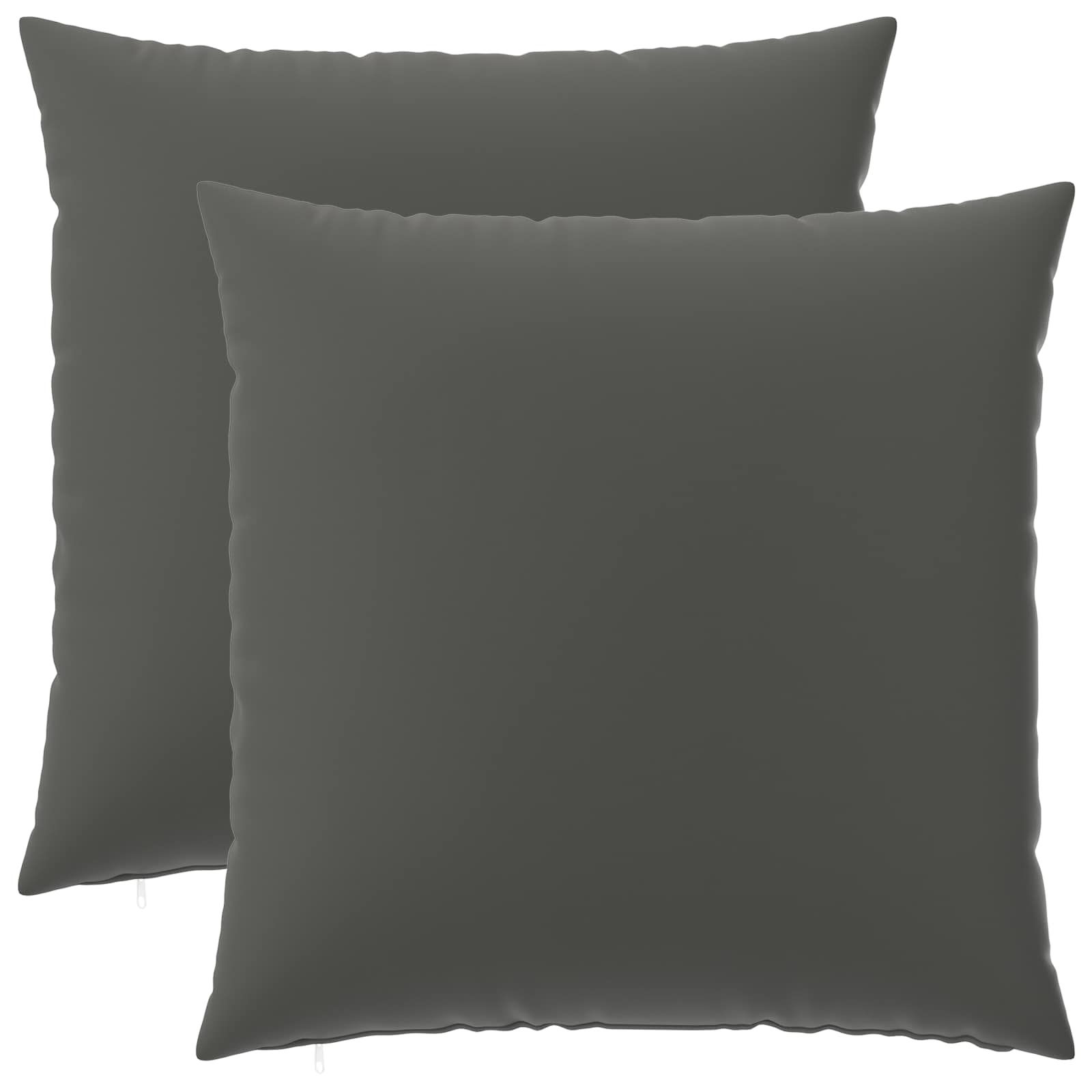 Párna huzat 2 pcs heerlen antracitszürke 65 x 65 cm poliészter