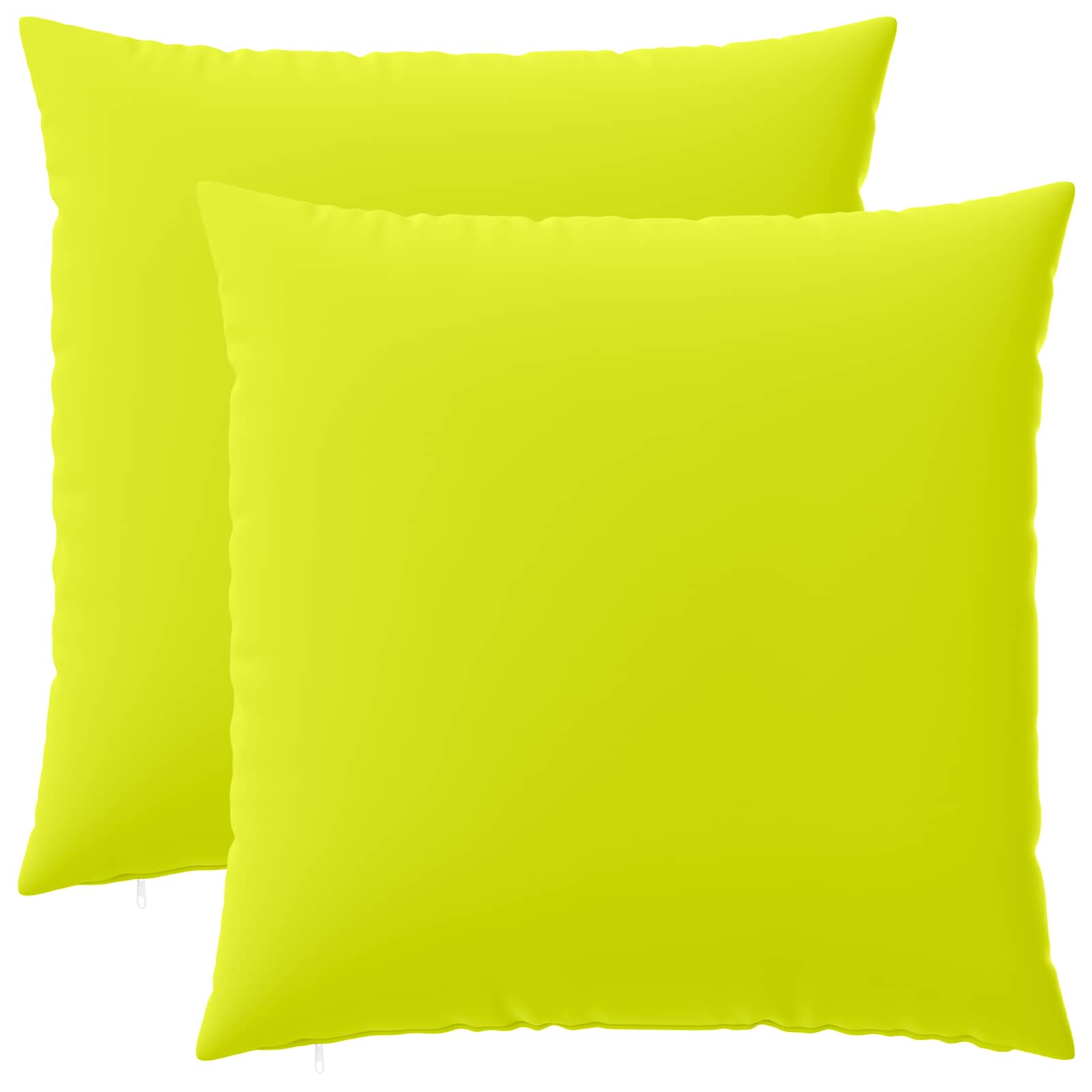 Párna huzat 2 pcs heerlen fényes zöld 65 x 65 cm poliészter