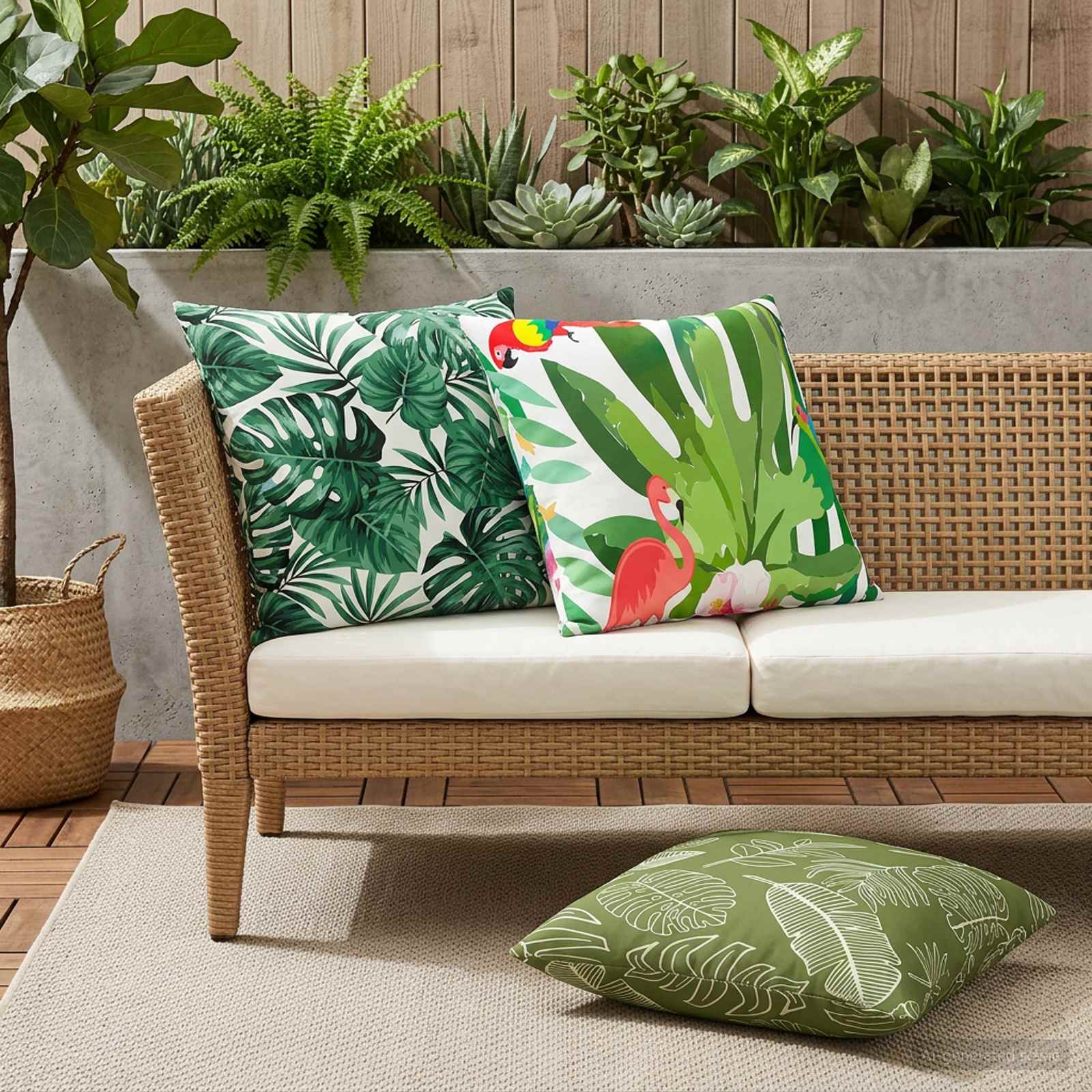 Párna huzat 2 pcs heerlen sokszínű 65 x 65 cm poliészter
