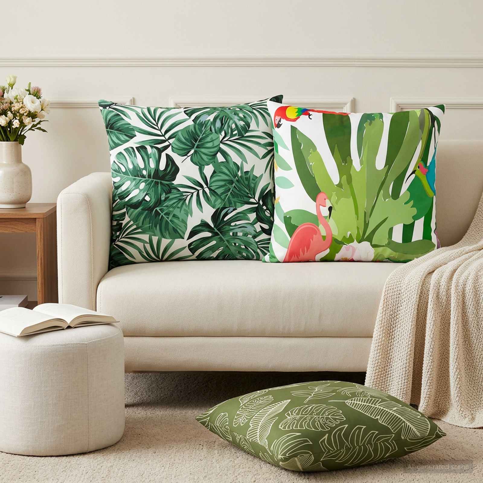 Párna huzat 2 pcs heerlen sokszínű 65 x 65 cm poliészter