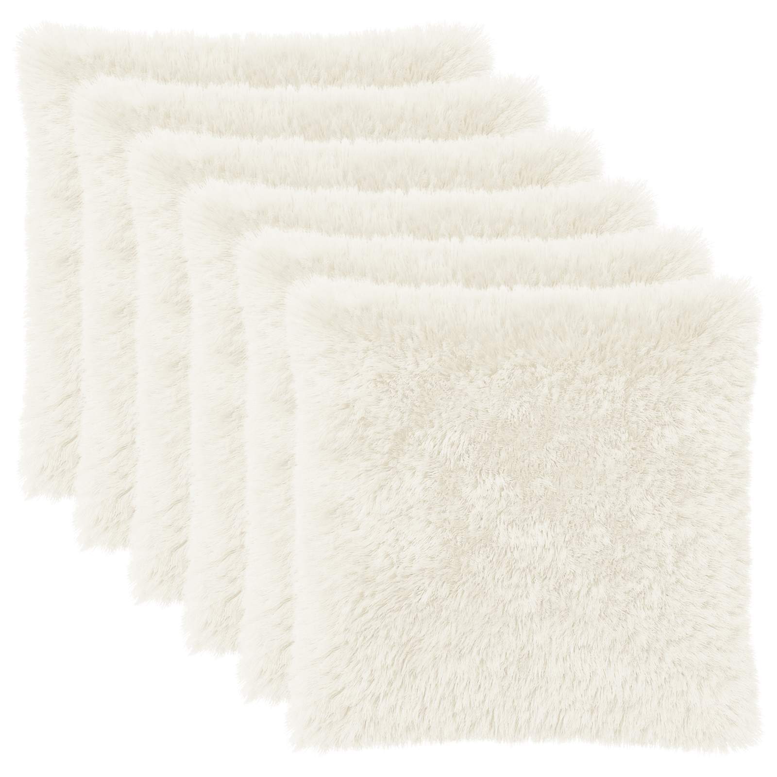 Párna huzat 6 pcs heerlen fehér 65 x 65 cm pv mikroplüss