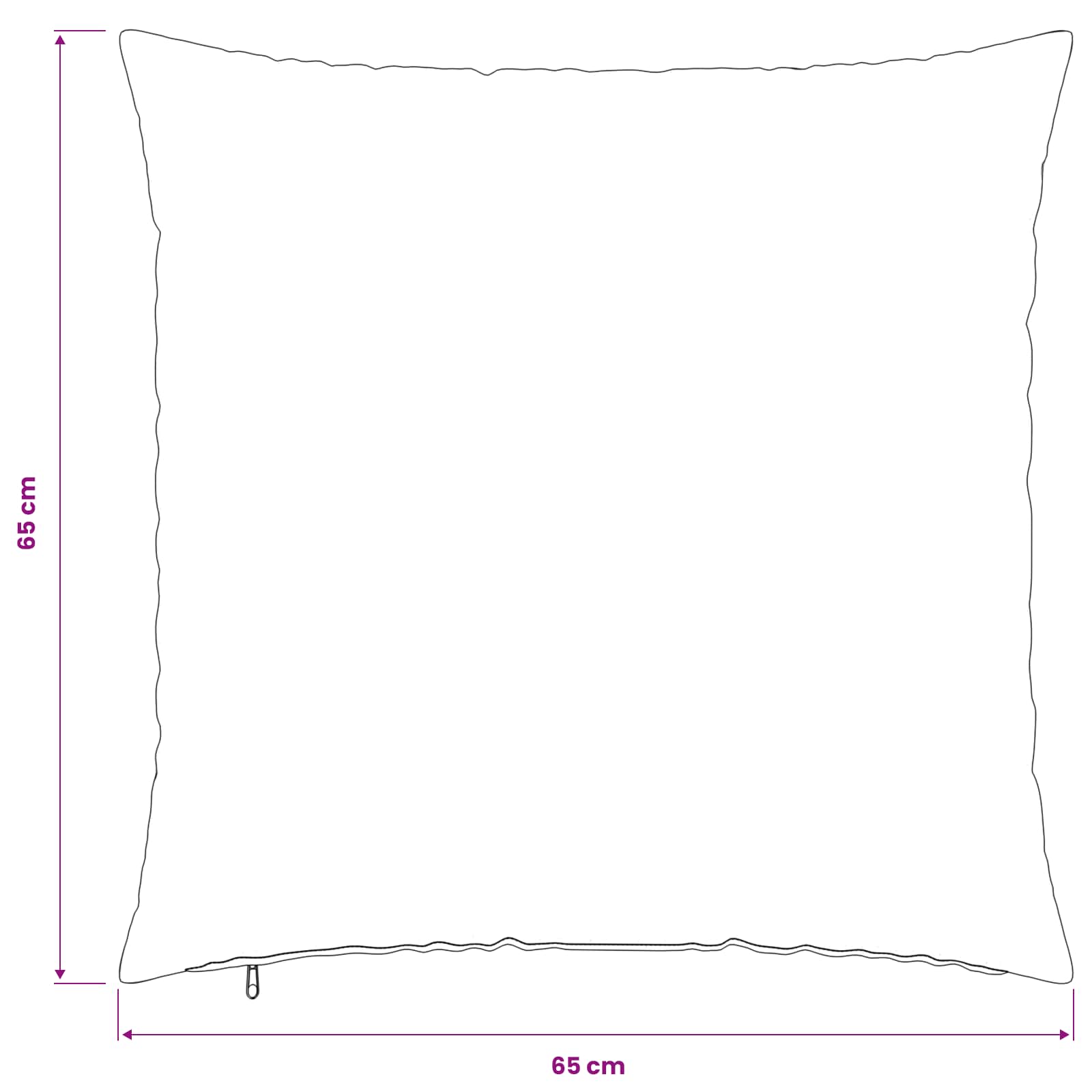 Párna huzat 2 pcs heerlen antracitszürke 65 x 65 cm