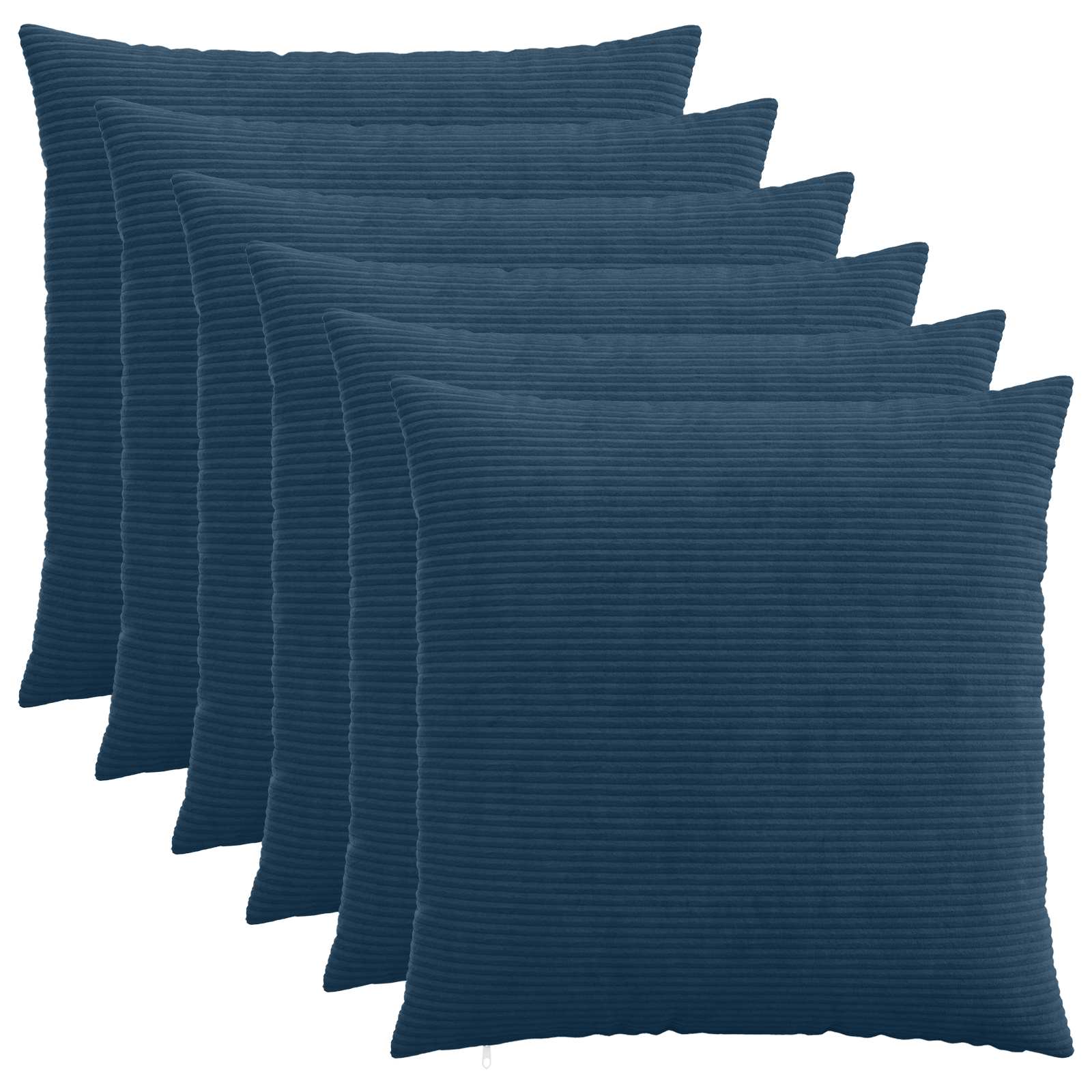 Párna huzat 6 pcs heerlen sötétkék 70 x 70 cm cord
