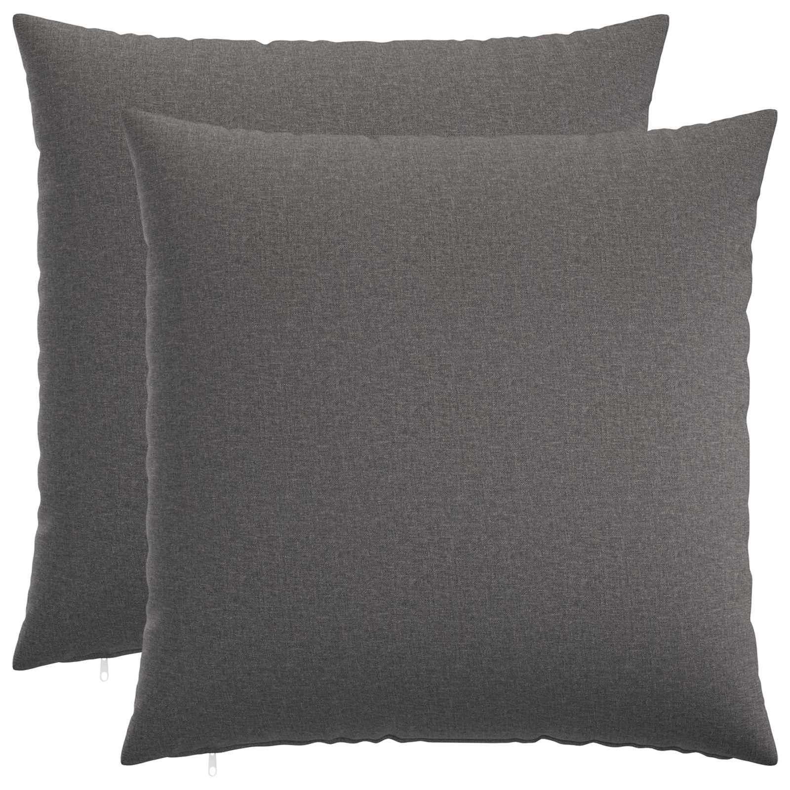 Párna huzat 2 db heerlen világosszürke 80 x 80 cm szövet