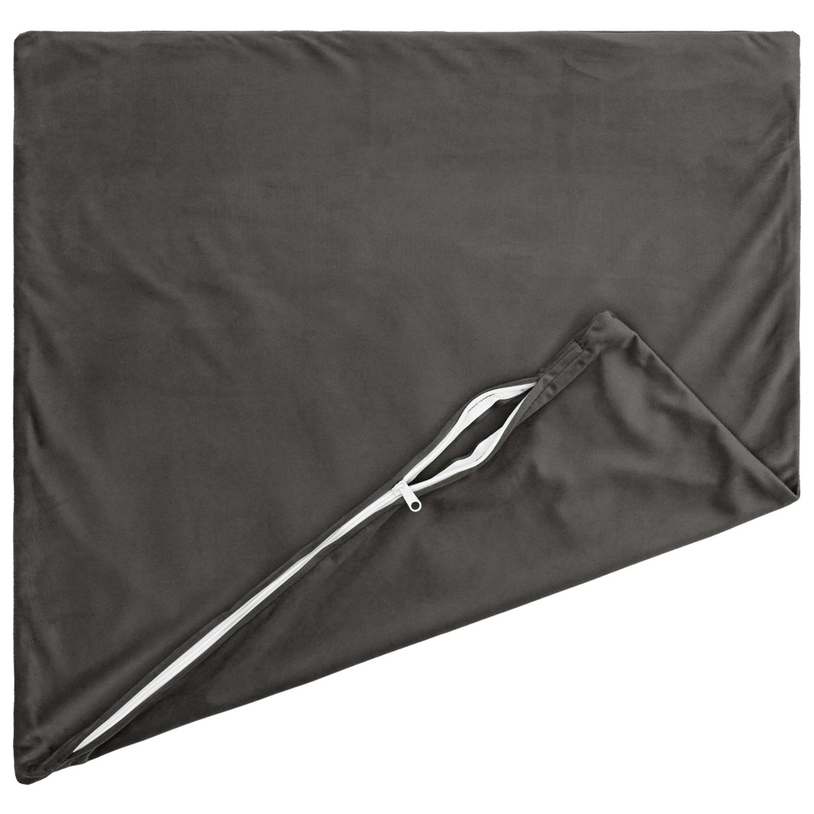Párna huzat 2 pcs heerlen sötétszürke 80 x 80 cm bársony