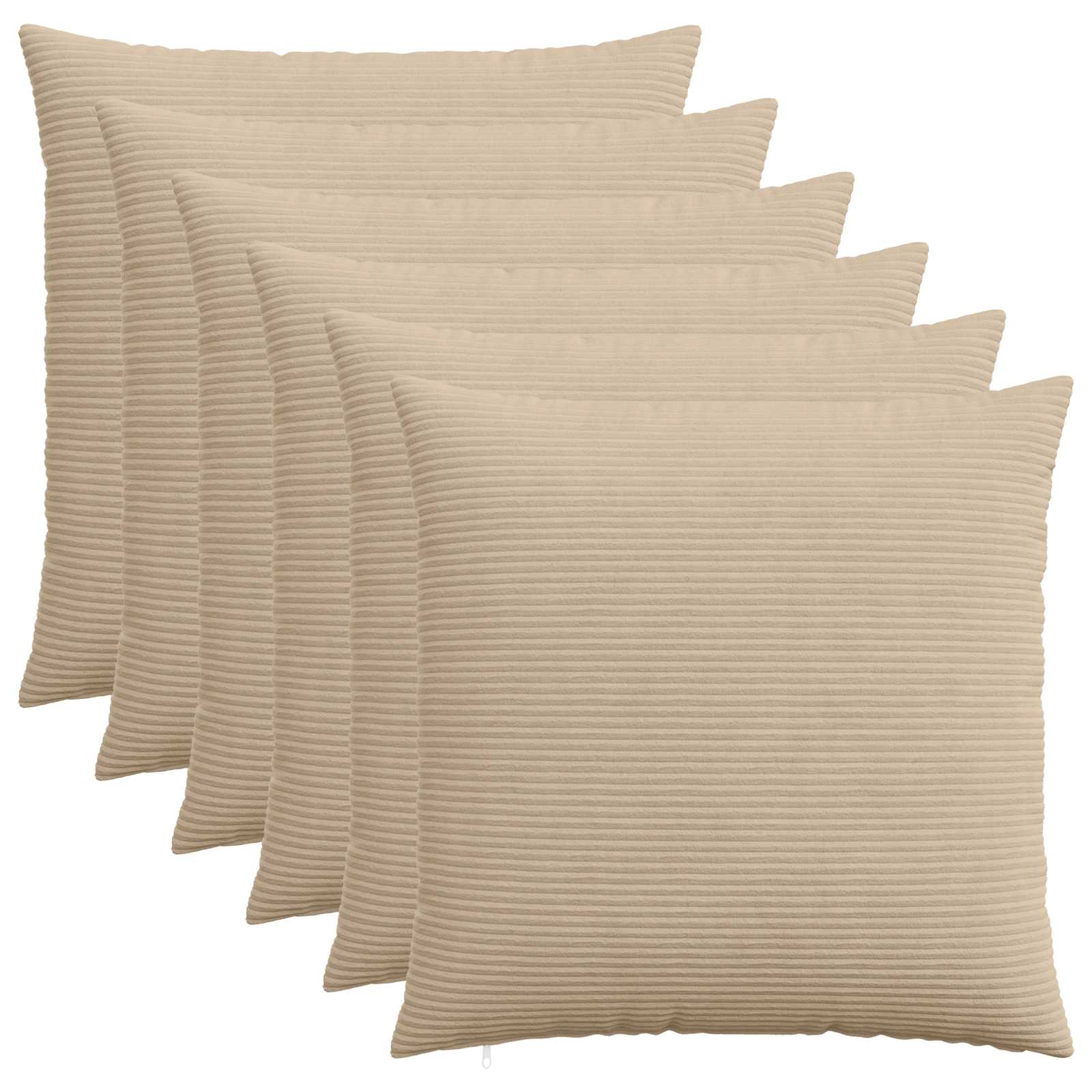 Párna huzat 6 pcs heerlen tópszínű 80 x 80 cm cord
