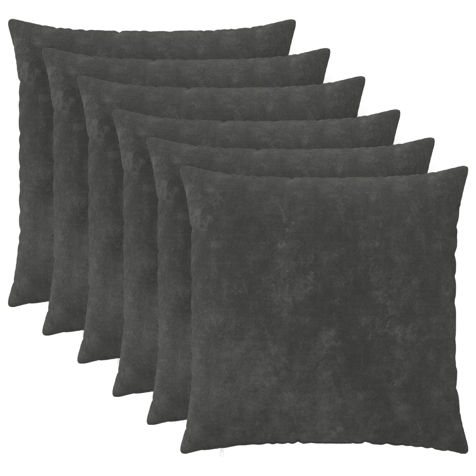 Párna huzat 6 pcs heerlen antracitszürke 80 x 80 cm
