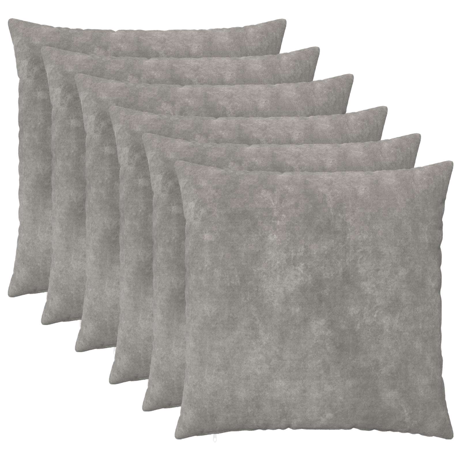 Párna huzat 6 pcs heerlen világosszürke 80 x 80 cm