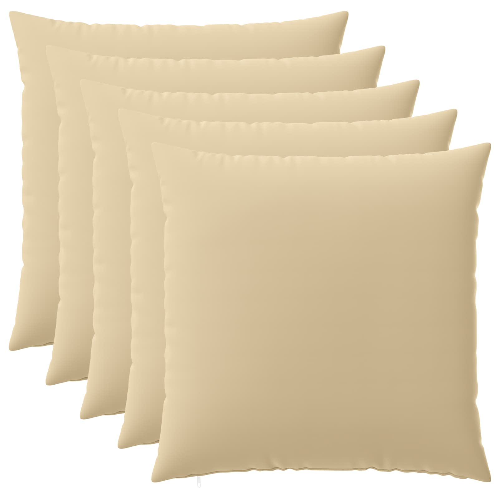 Párna huzat 6 pcs heerlen bézs 80 x 80 cm poliészter