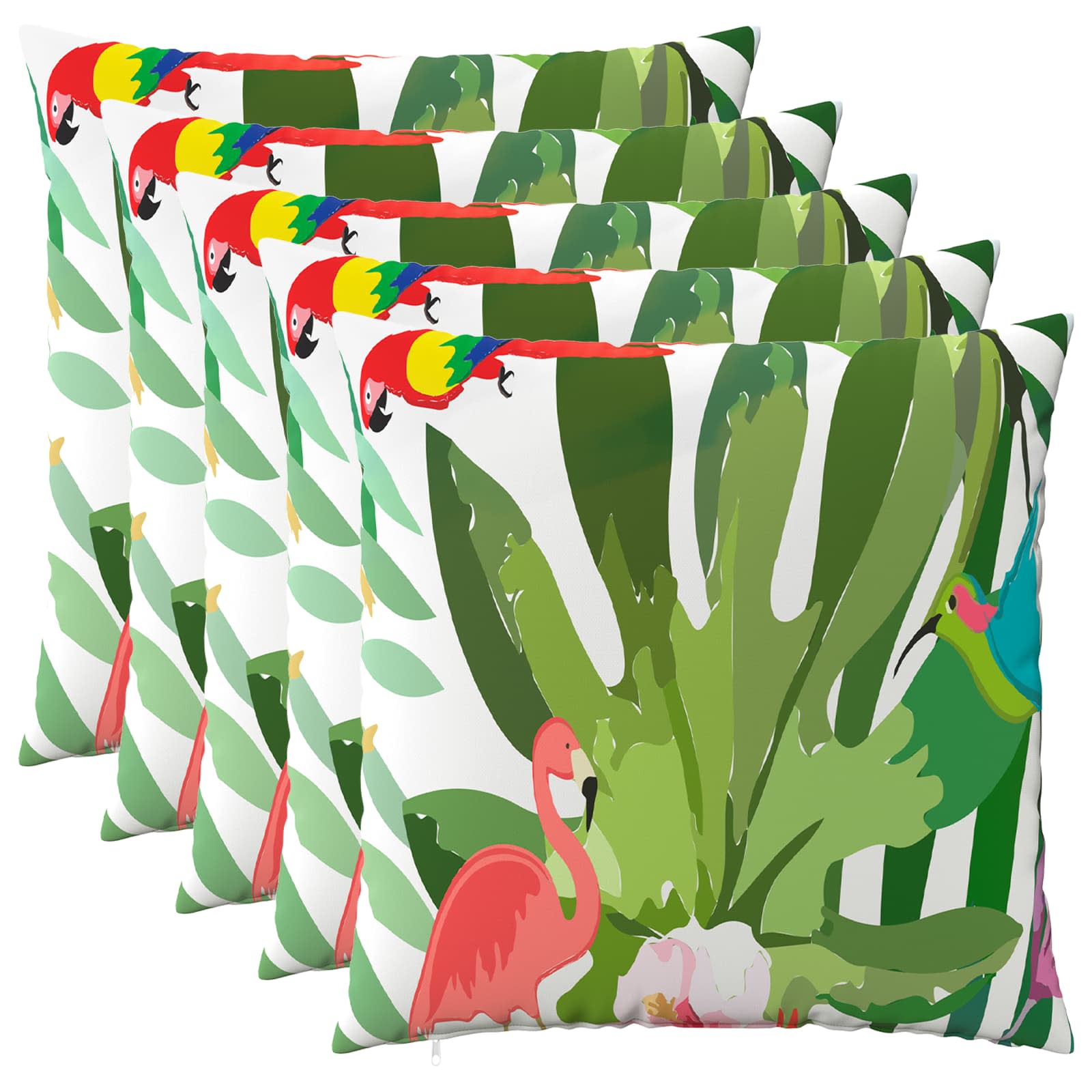 Párna huzat 6 pcs heerlen sokszínű 80 x 80 cm poliészter