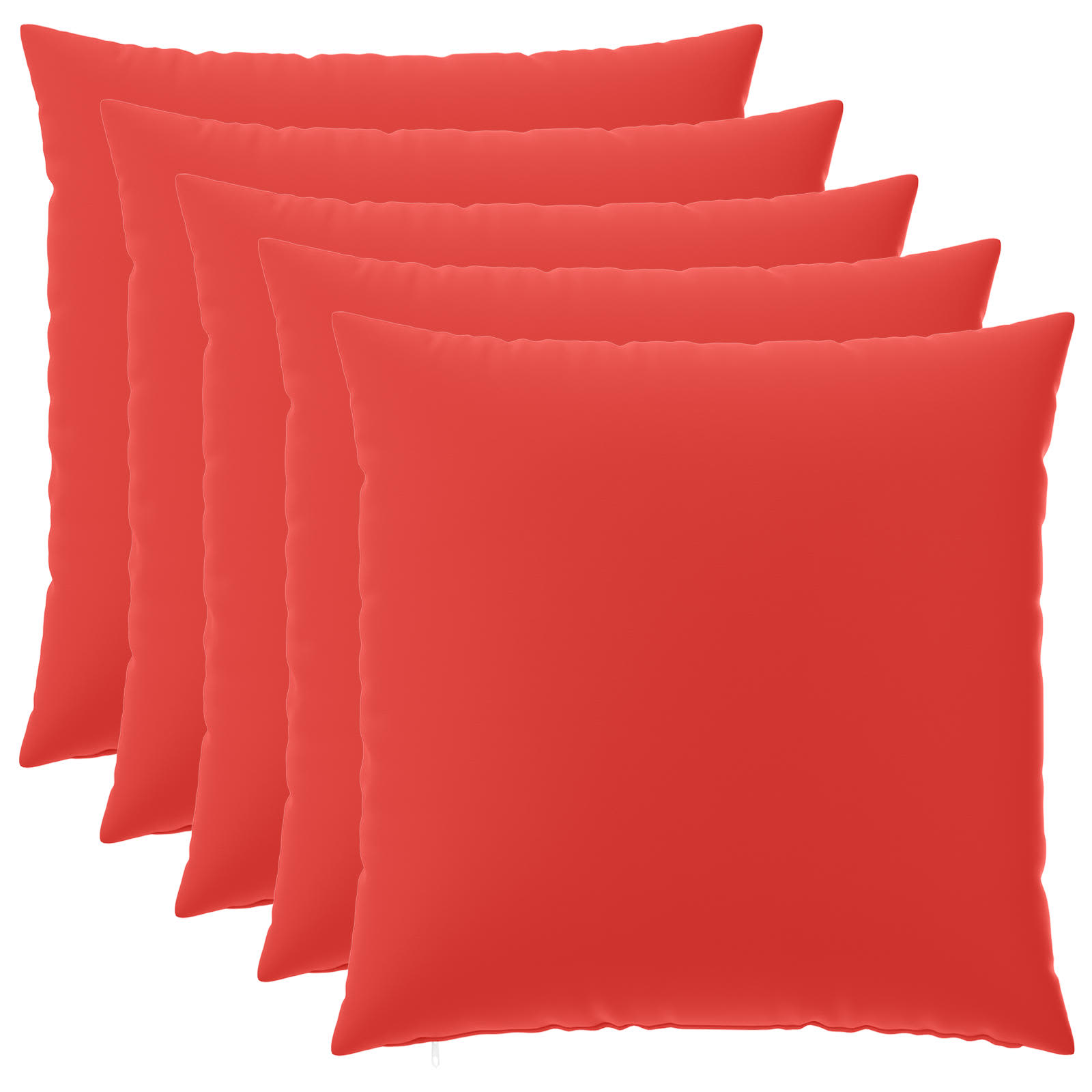 Párna huzat 6 pcs heerlen piros 80 x 80 cm poliészter