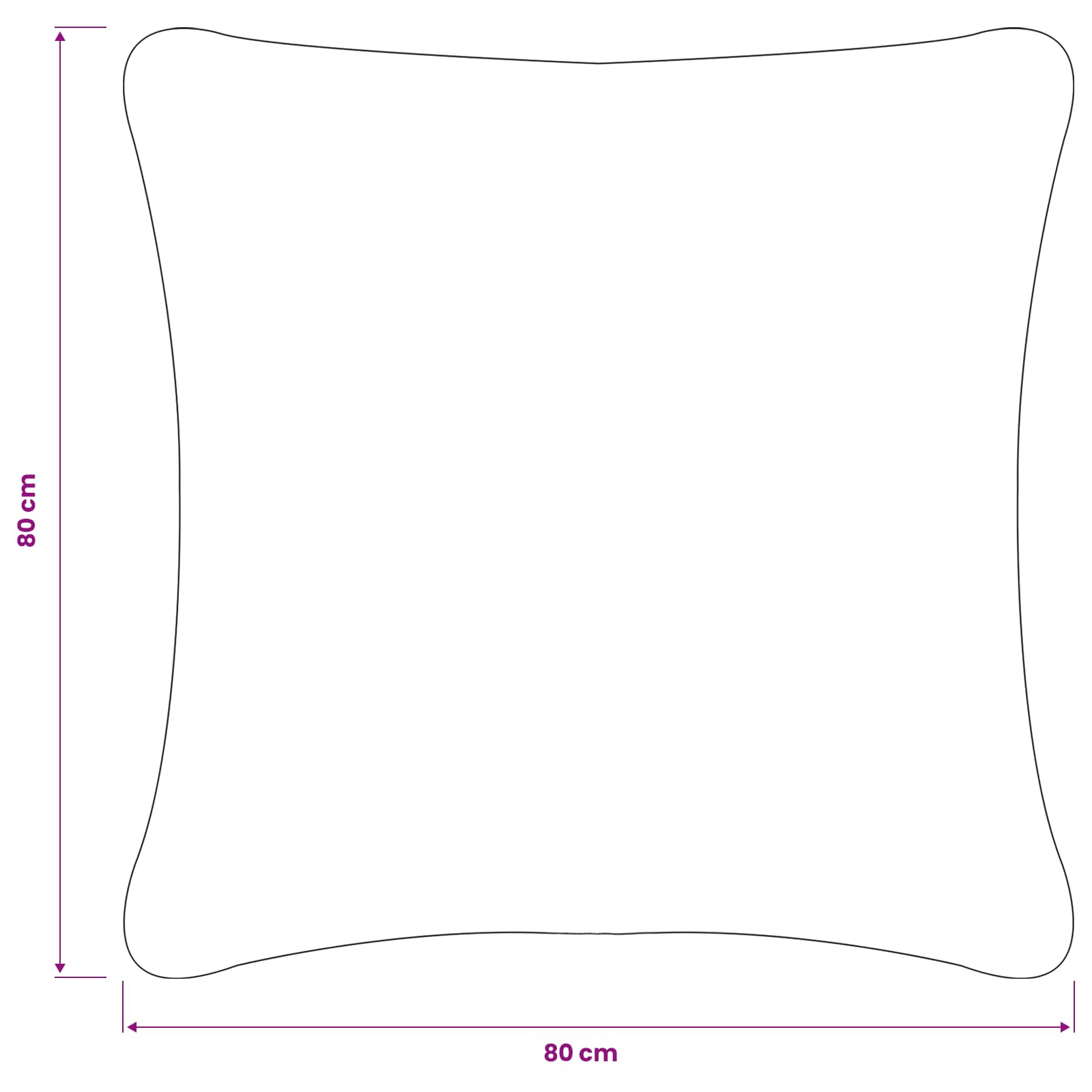 Párna huzat 6 pcs heerlen sötétzöld 80 x 80 cm bouclé