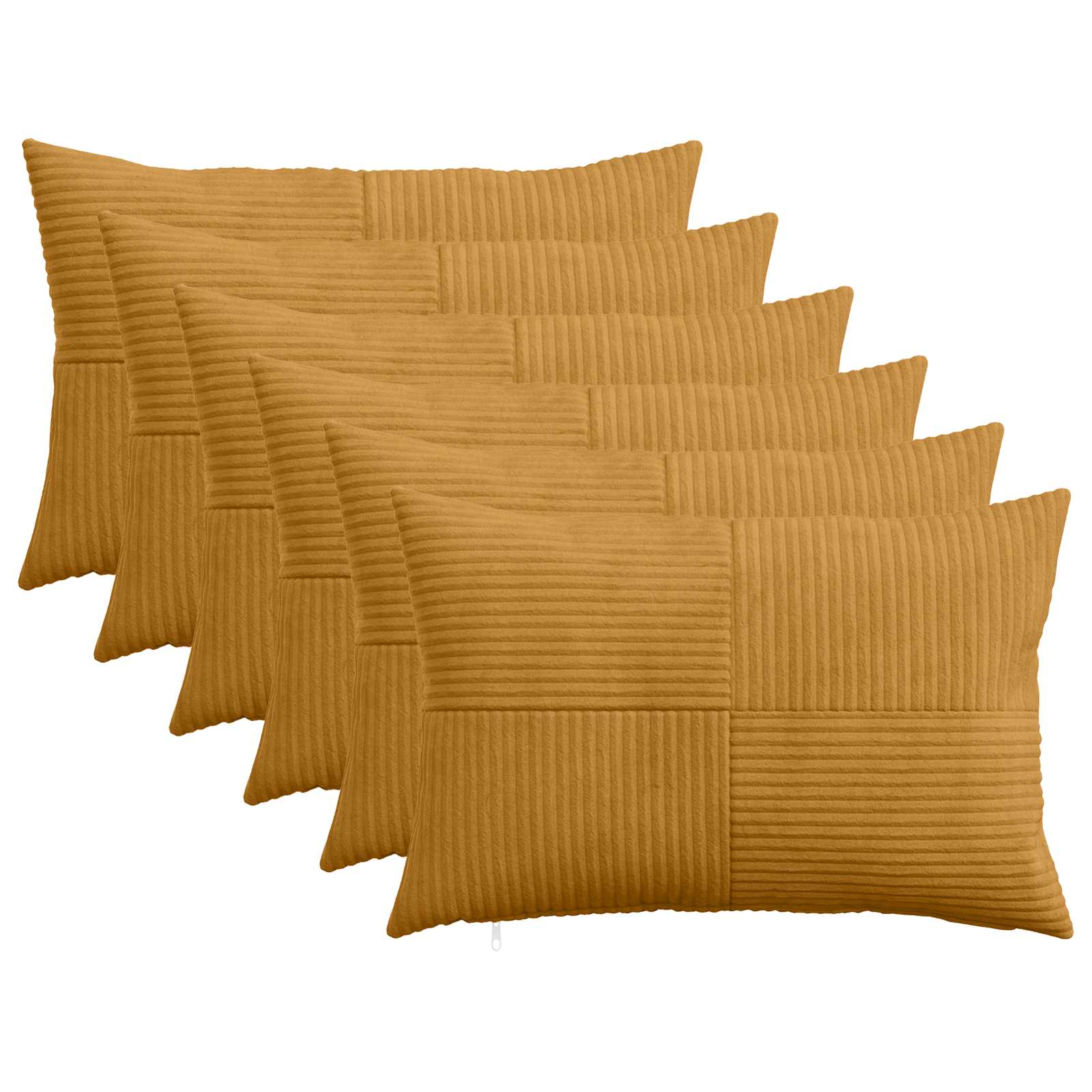 Párna huzat 6 pcs almelo sárga 30 x 50 cm cord
