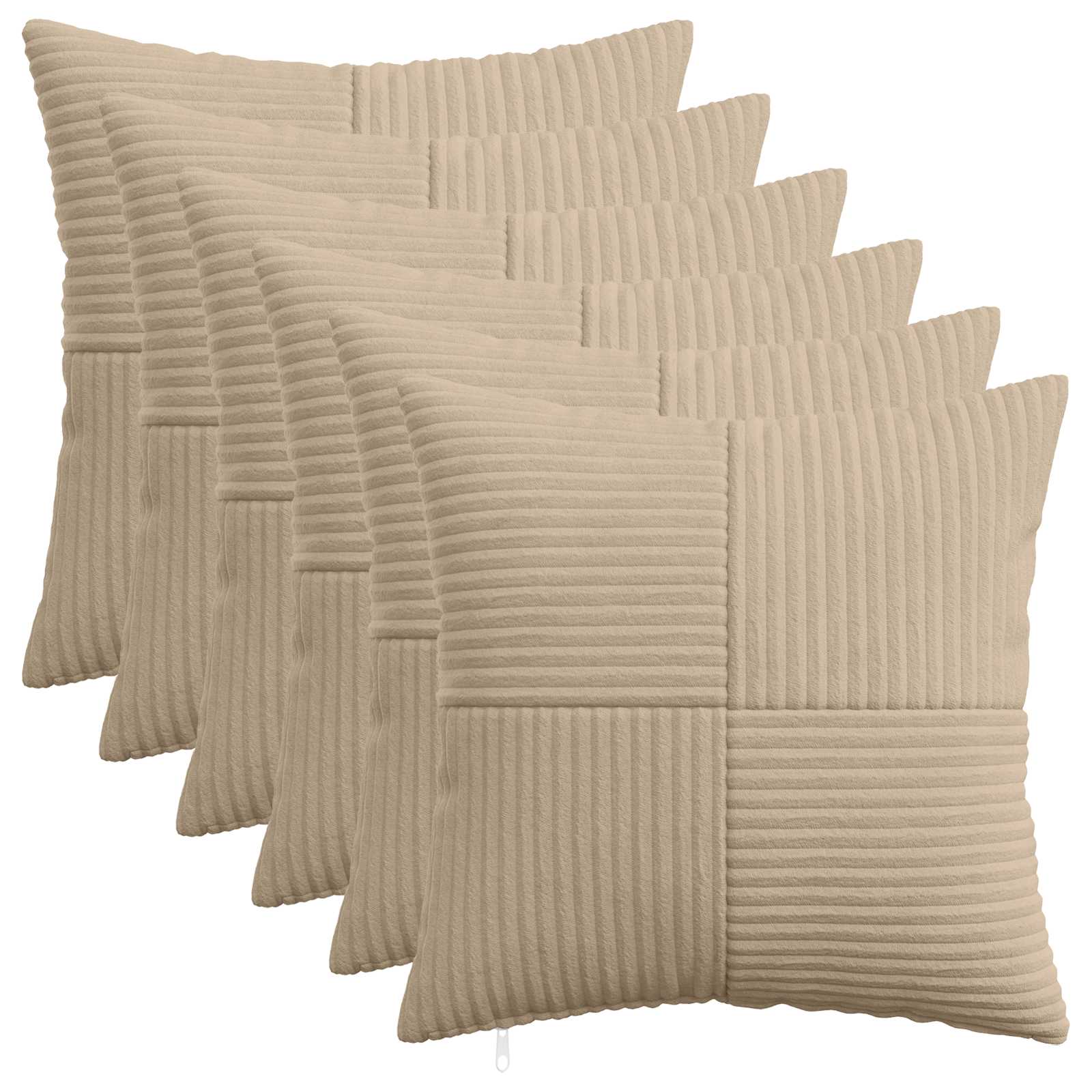 Párna huzat 6 pcs almelo tópszínű 35 x 35 cm cord