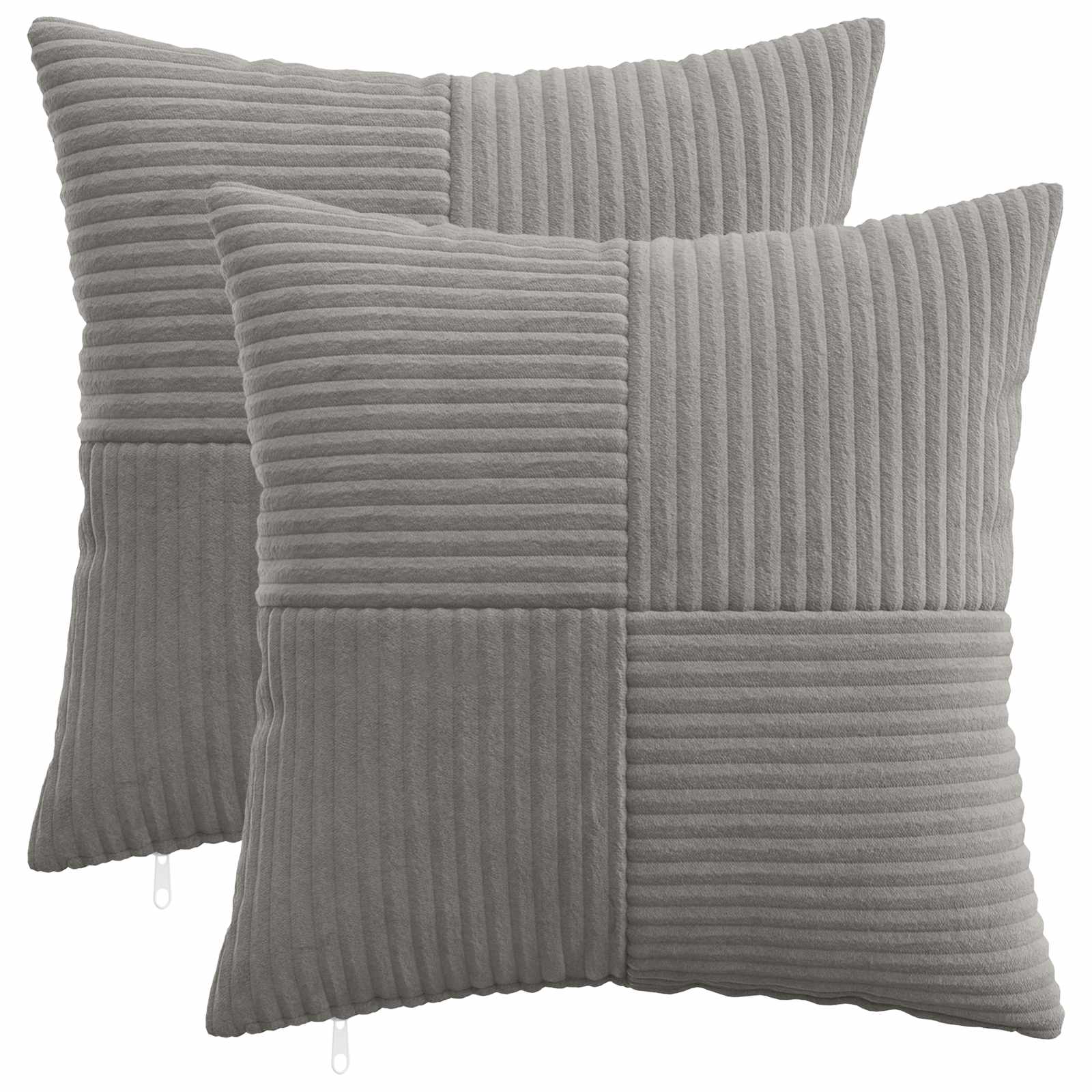 Párna huzat 2 pcs almelo világosszürke 40 x 40 cm cord