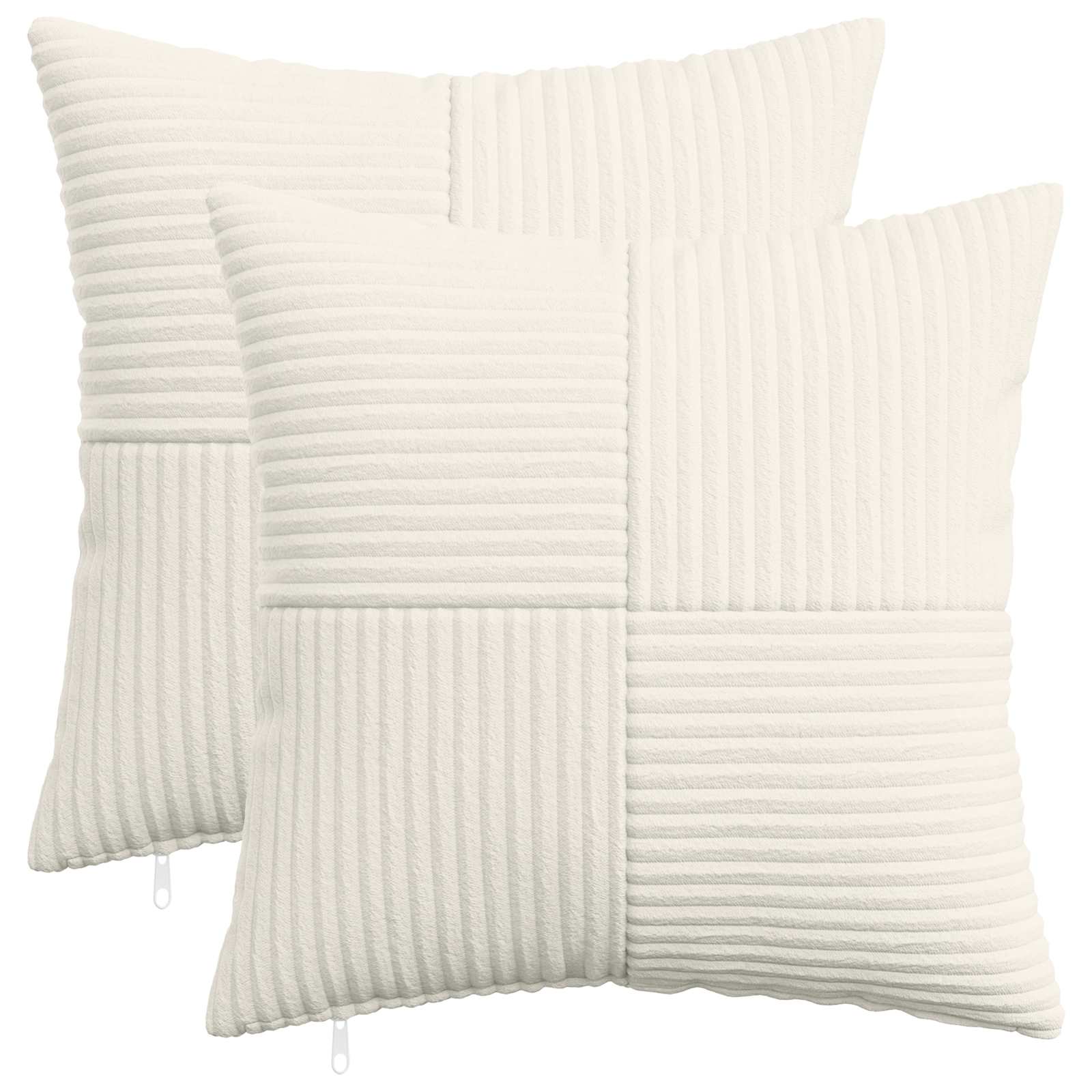 Párna huzat 2 pcs almelo krémszínű 40 x 40 cm cord