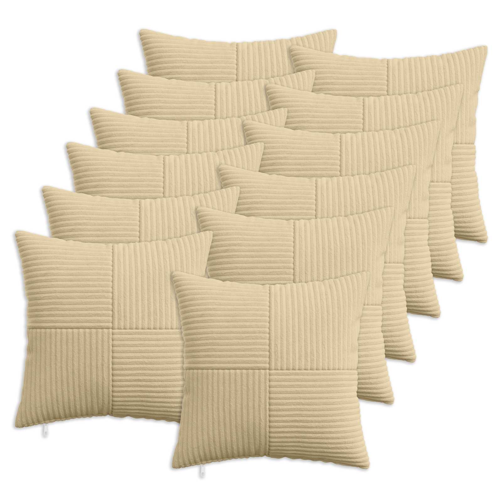 Párna huzat 12 pcs almelo szürke zöld 40 x 40 cm cord