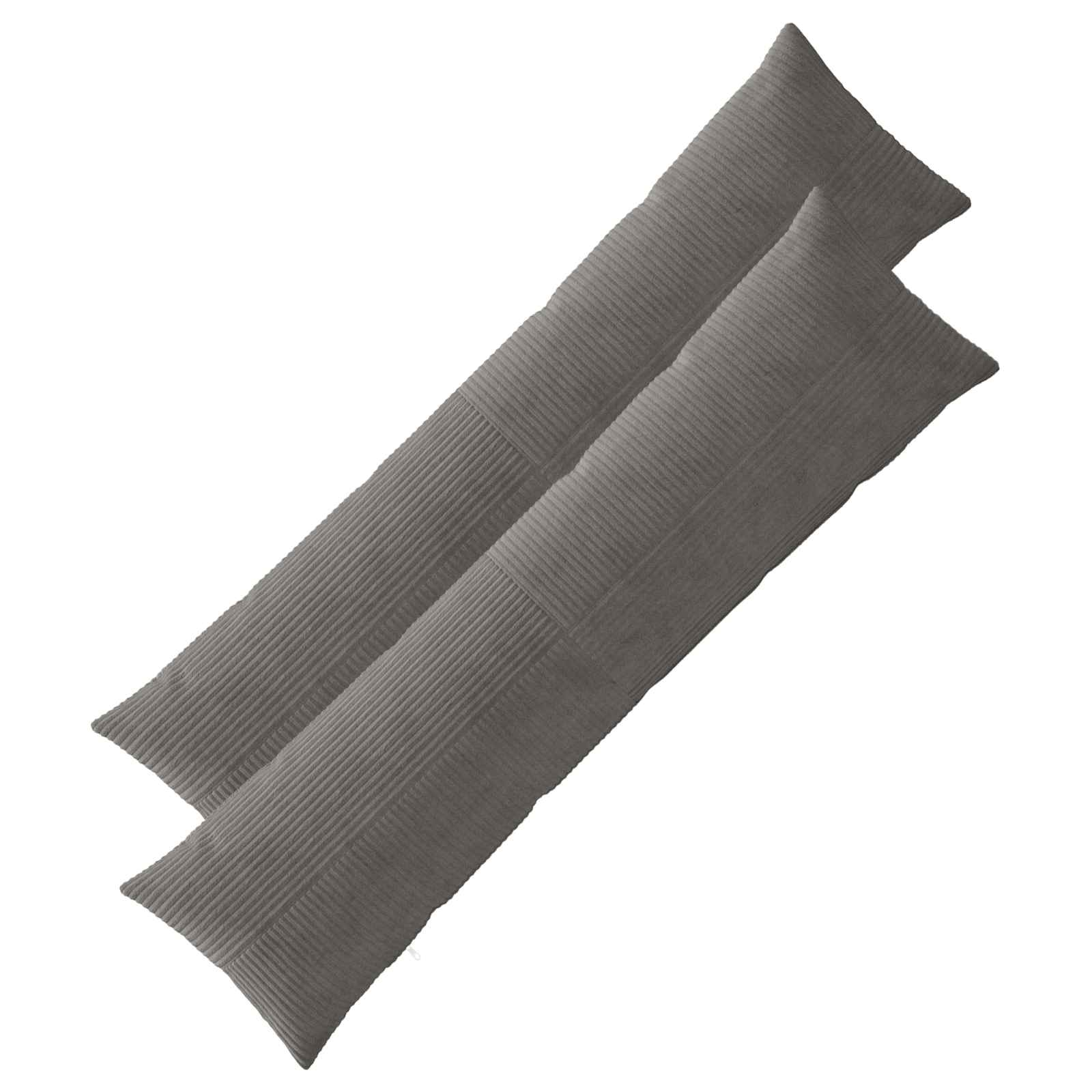 Párna huzat 2 pcs almelo sötétszürke 40 x 145 cm cord