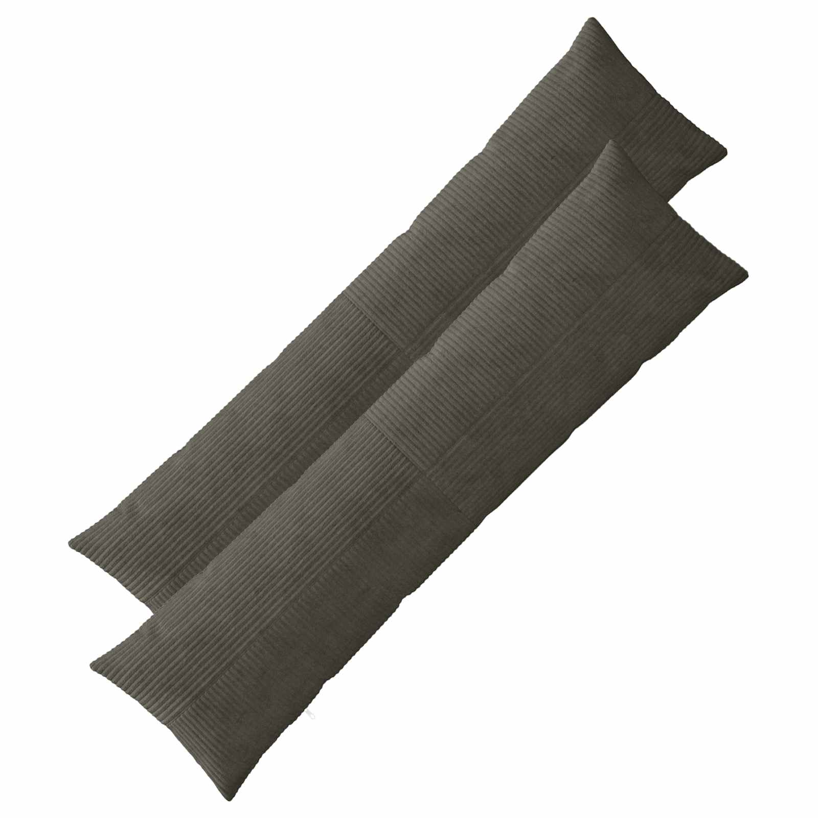 Párna huzat 2 pcs almelo antracitszürke 40 x 145 cm cord