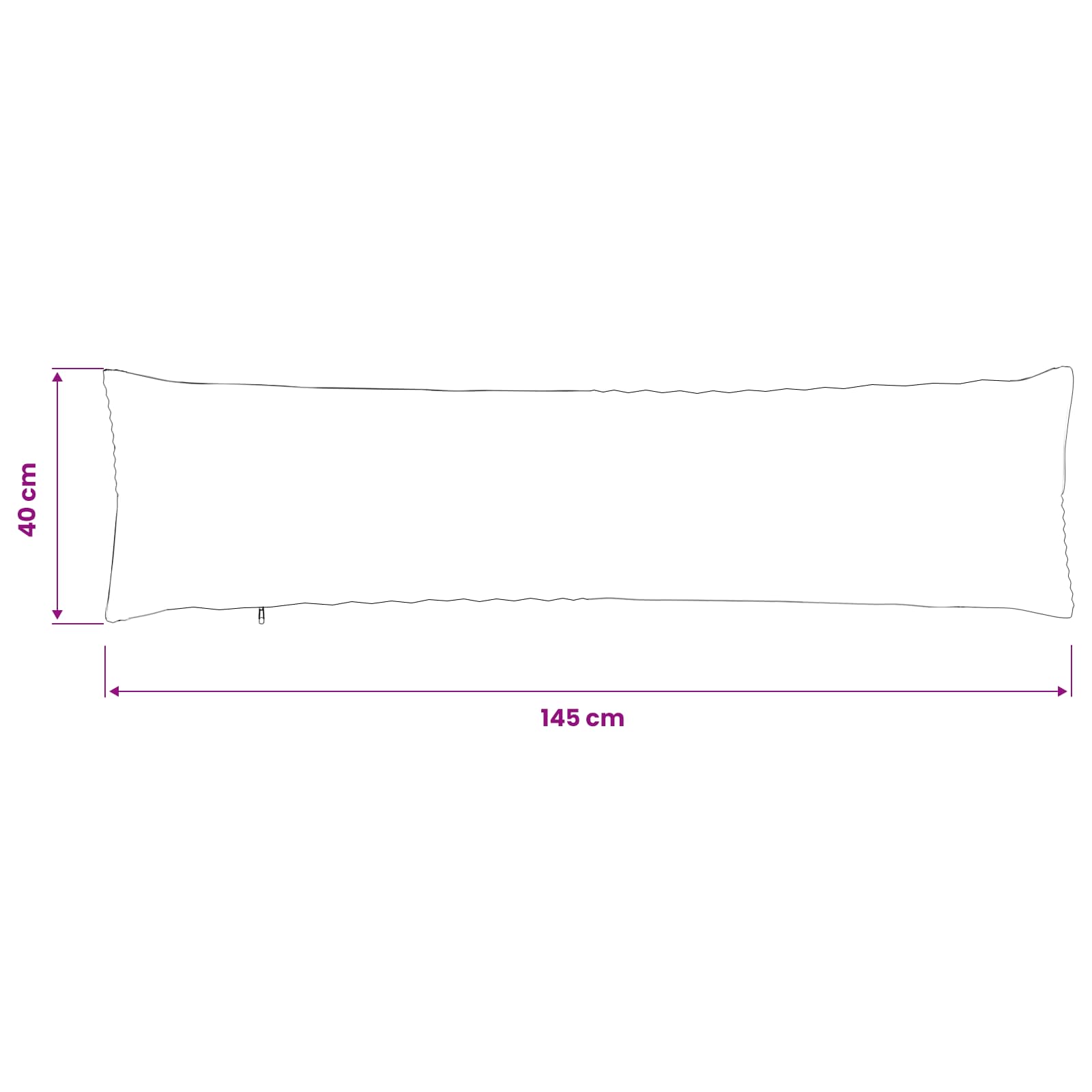 Párna huzat 2 pcs almelo zöld 40 x 145 cm cord
