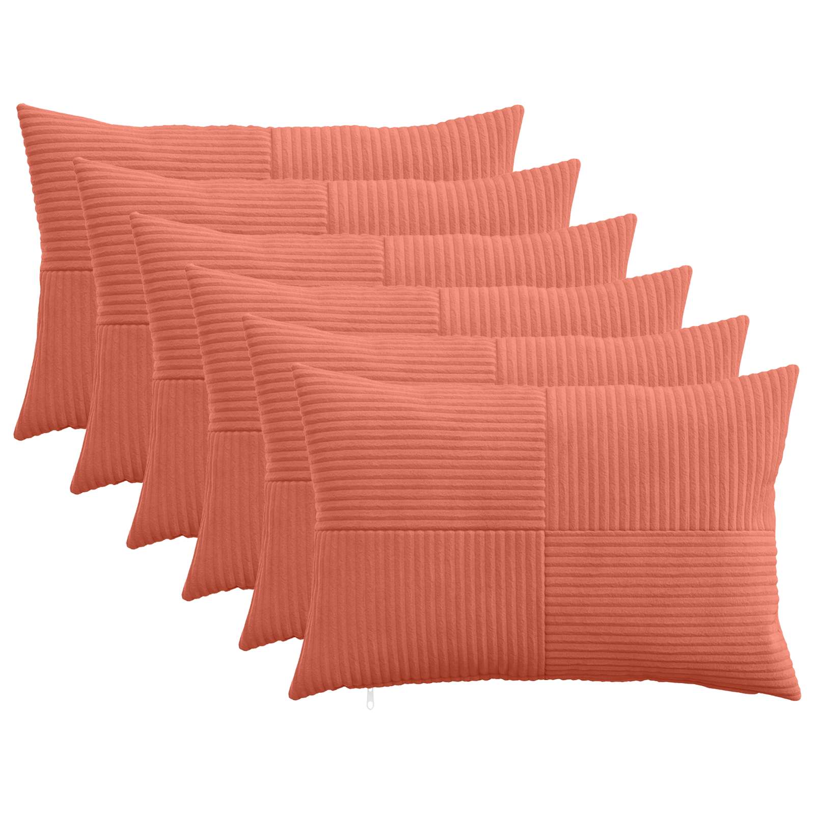 Párna huzat 6 pcs almelo piros narancs 40 x 60 cm cord