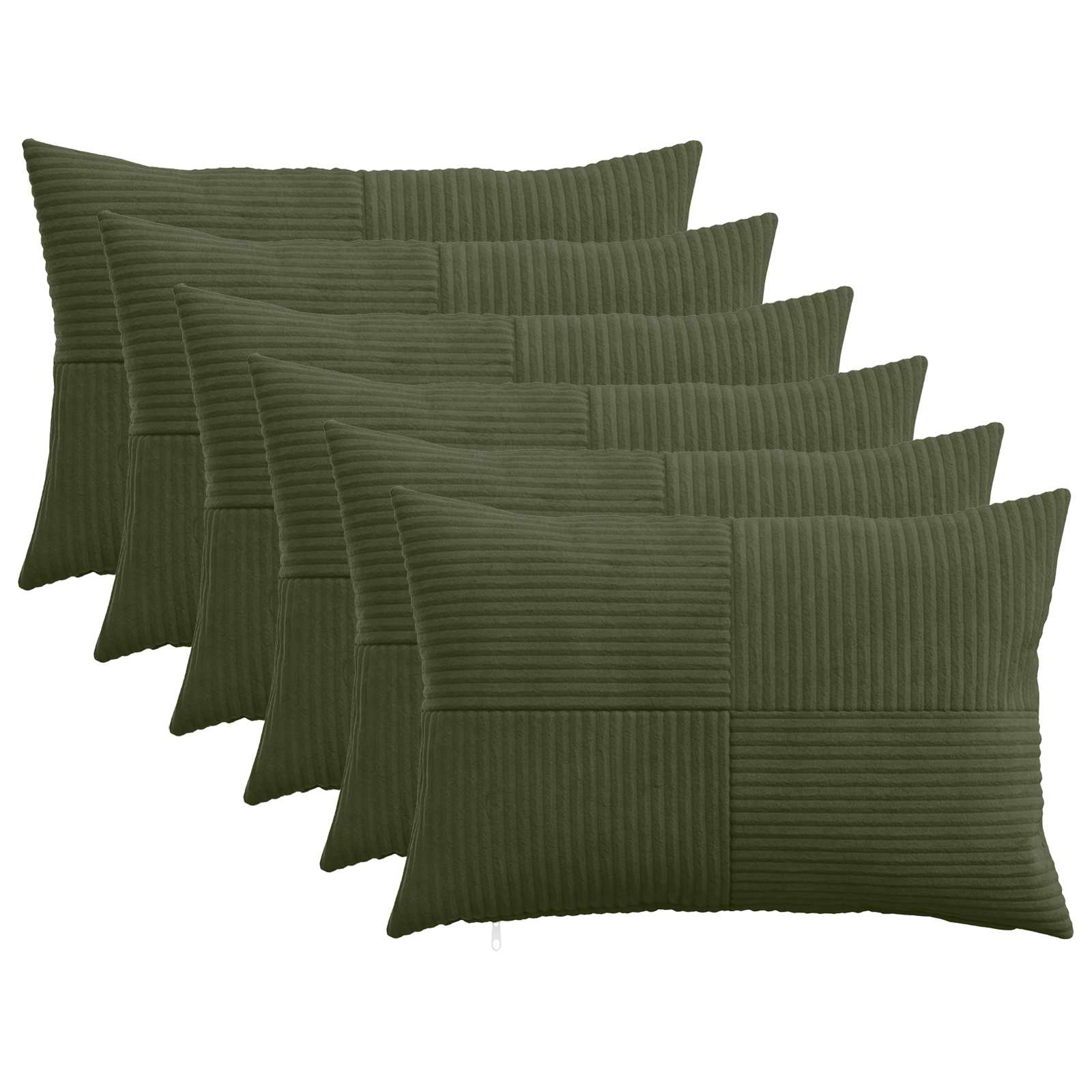 Párna huzat 6 pcs almelo zöld 40 x 60 cm cord