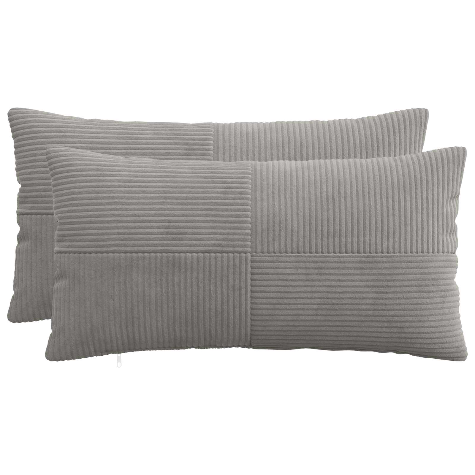 Párna huzat 2 pcs almelo világosszürke 40 x 70 cm cord