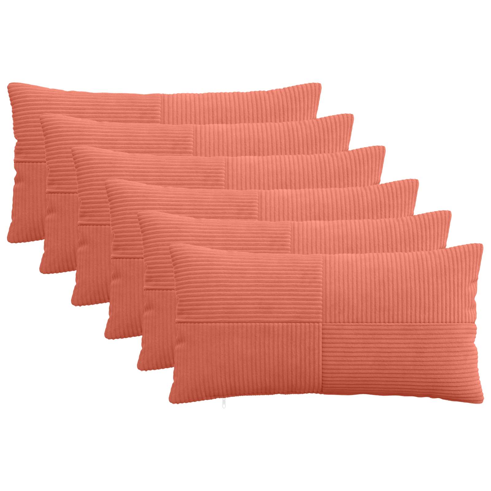 Párna huzat 6 pcs almelo piros narancs 40 x 70 cm cord