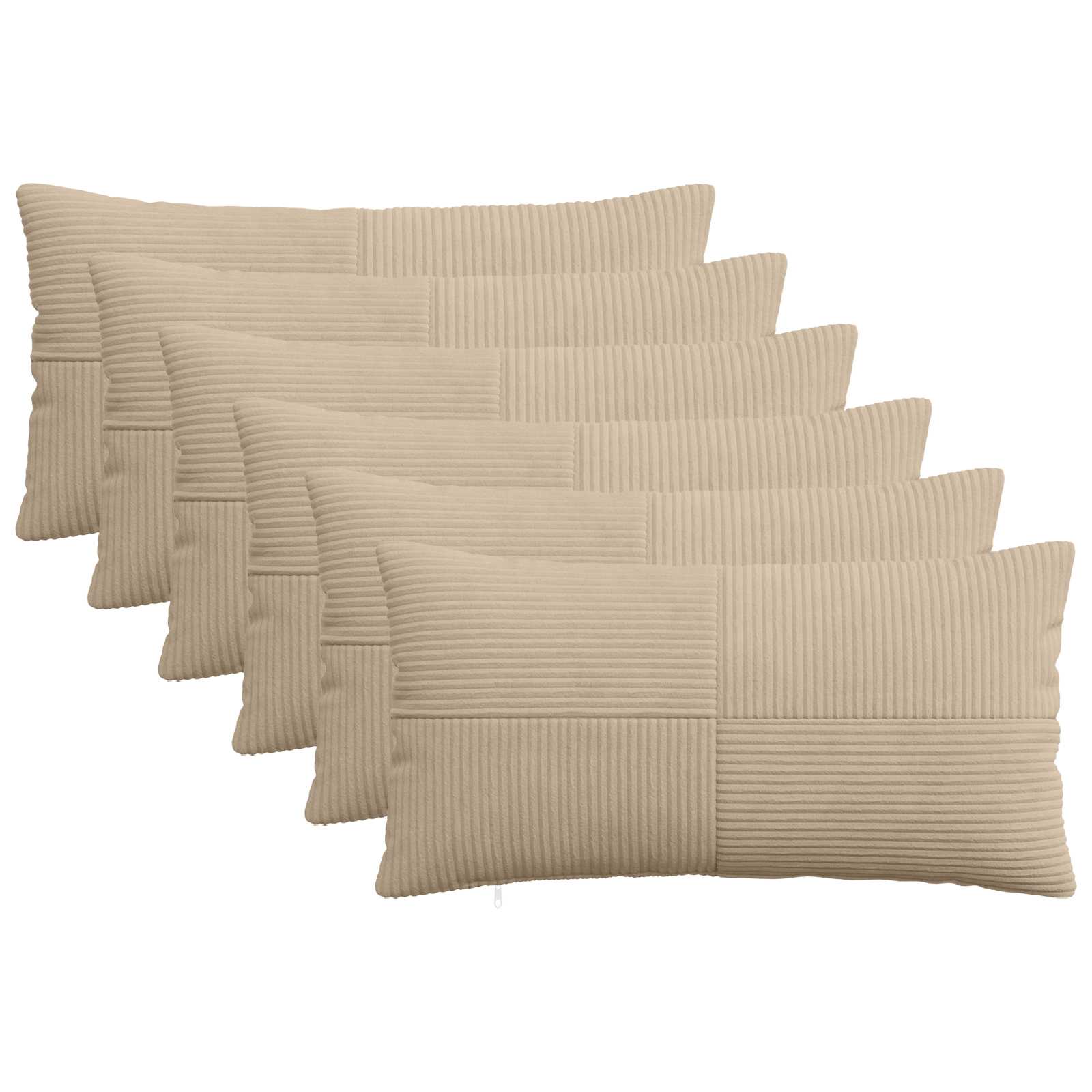 Párna huzat 6 pcs almelo tópszínű 40 x 70 cm cord