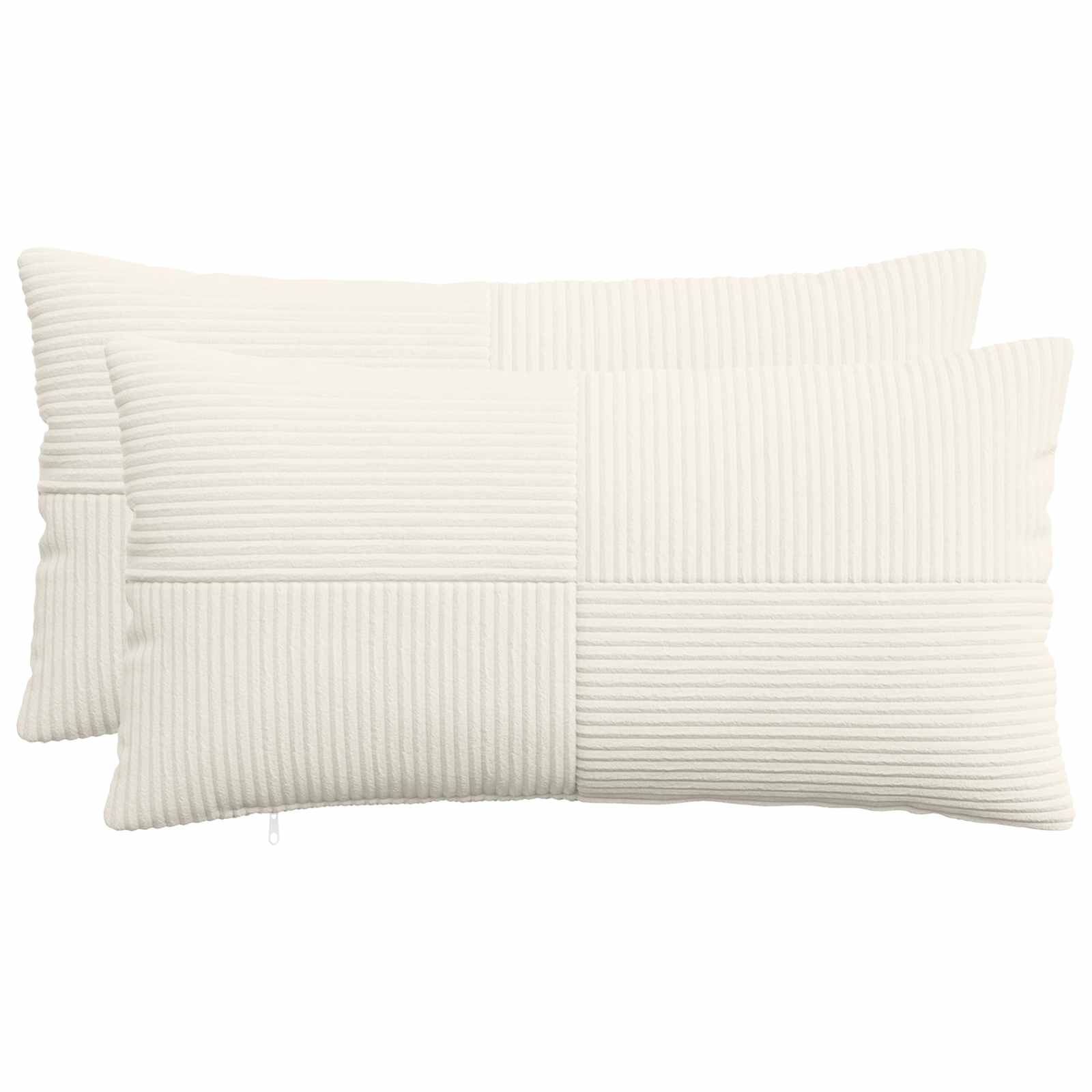 Párna huzat 2 pcs almelo krémszínű 40 x 80 cm cord