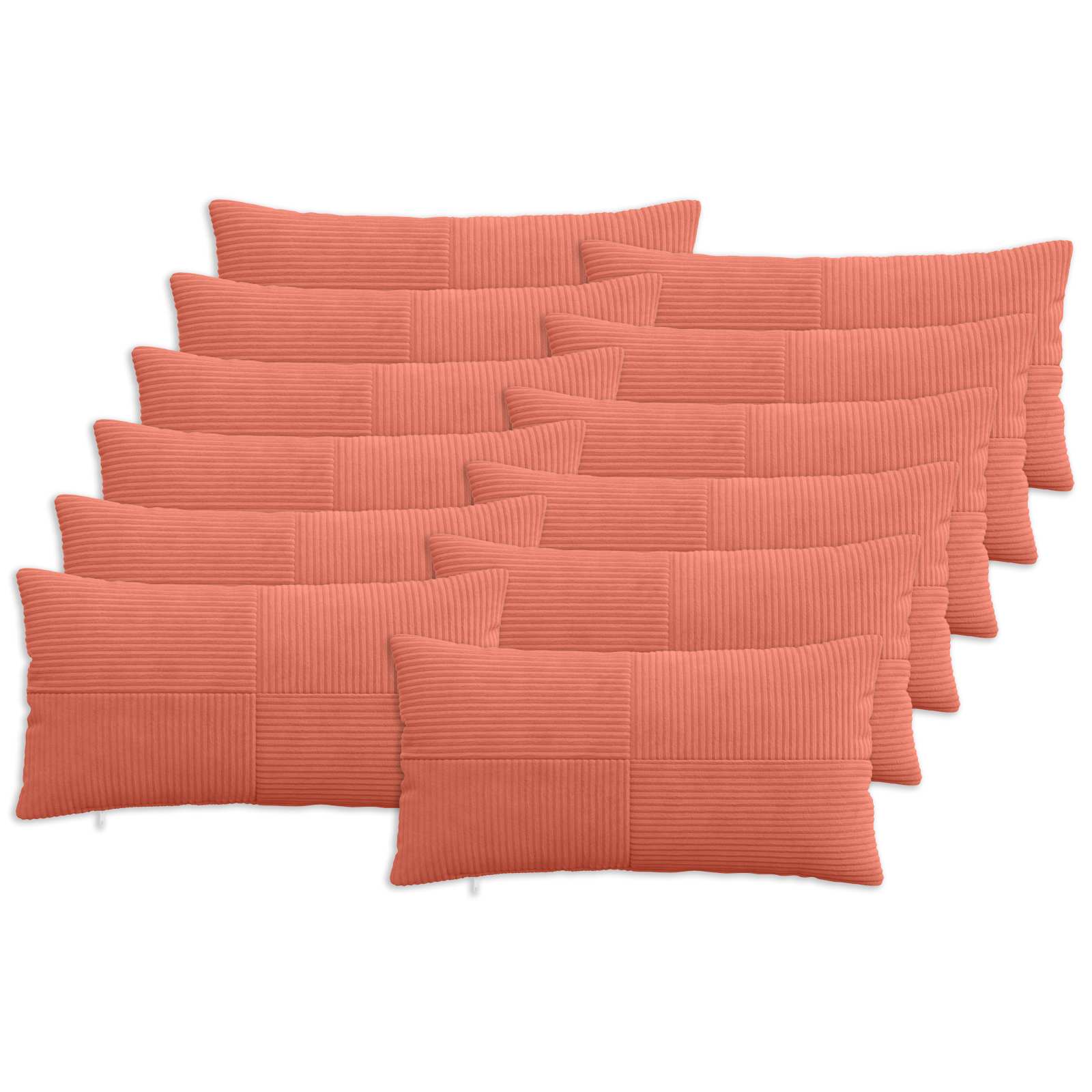 Párna huzat 12 pcs almelo piros narancs 40 x 80 cm cord