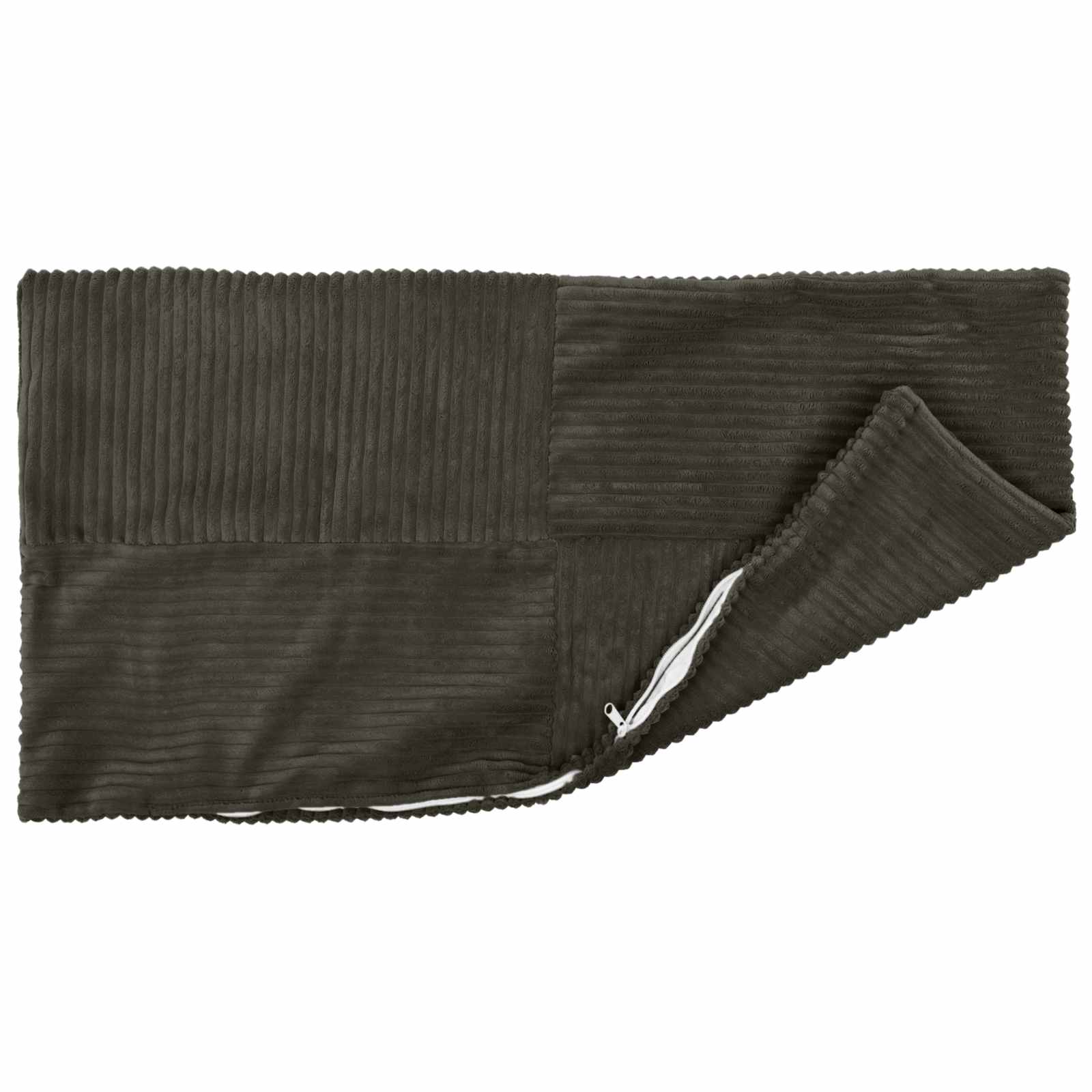 Párna huzat 12 pcs almelo antracitszürke 40 x 80 cm cord