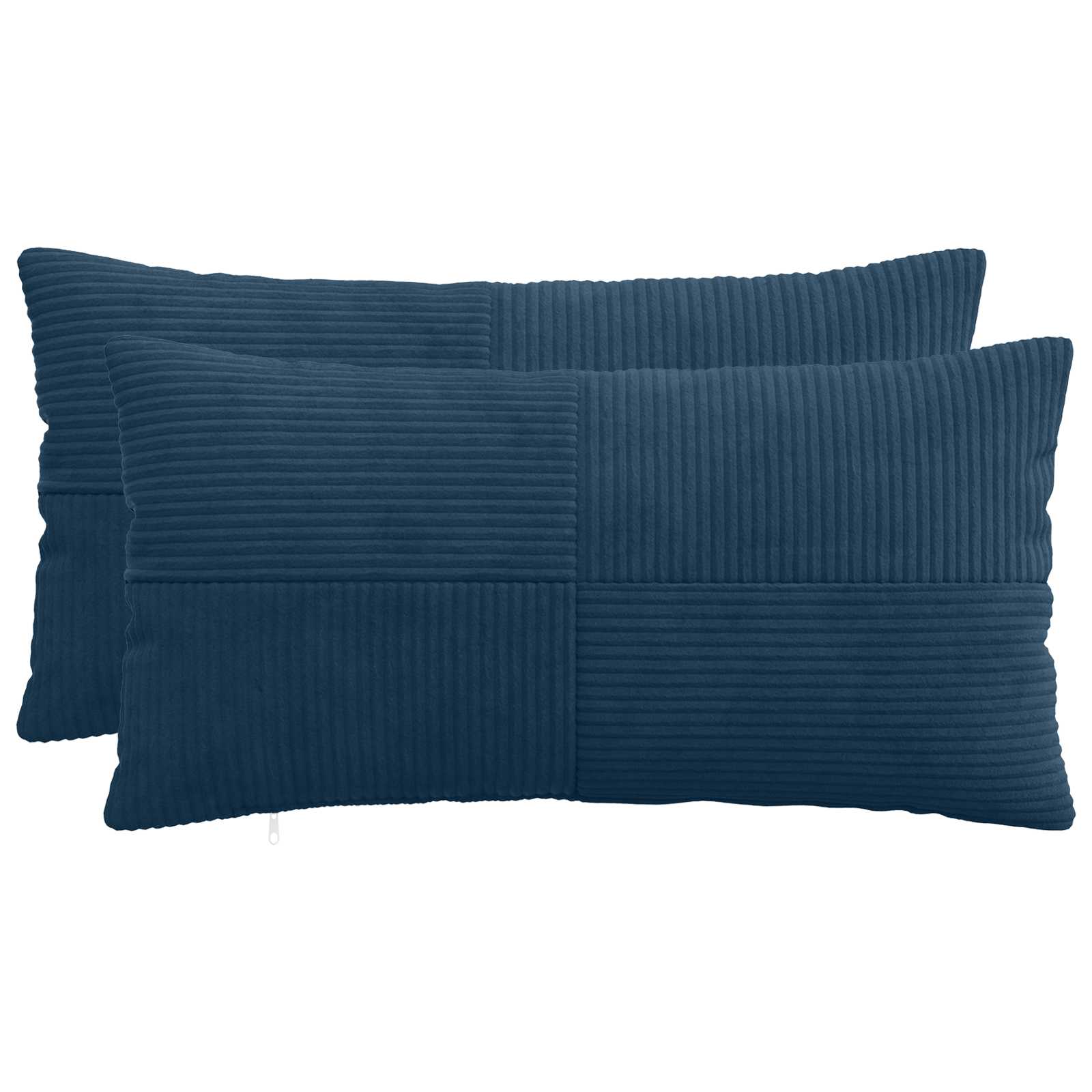Párna huzat 2 pcs almelo sötétkék 40 x 80 cm cord