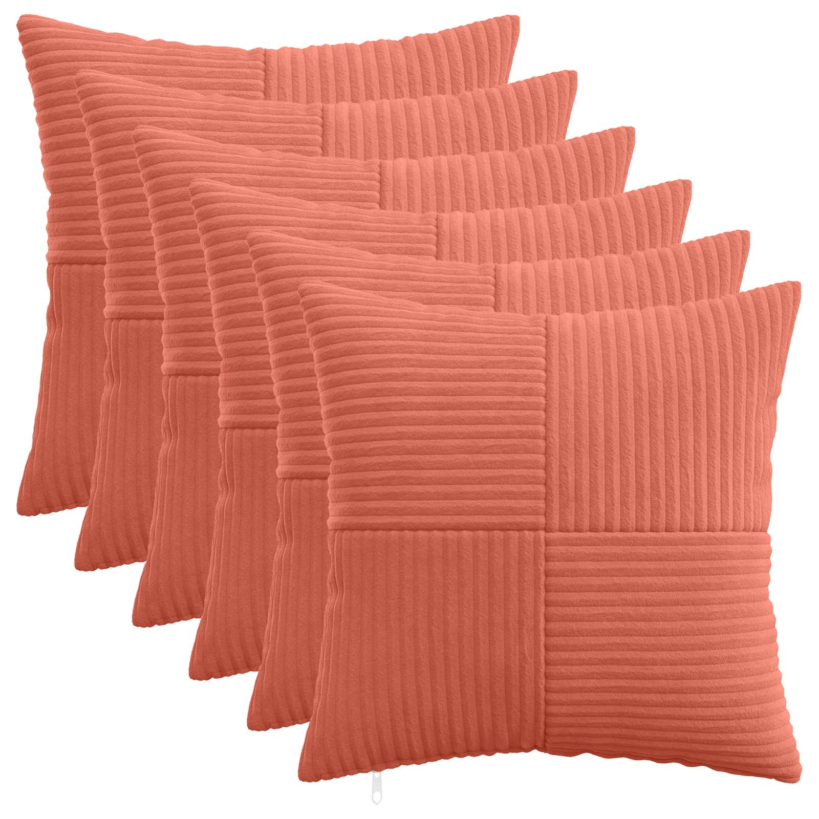 Párna huzat 6 pcs almelo piros narancs 45 x 45 cm cord