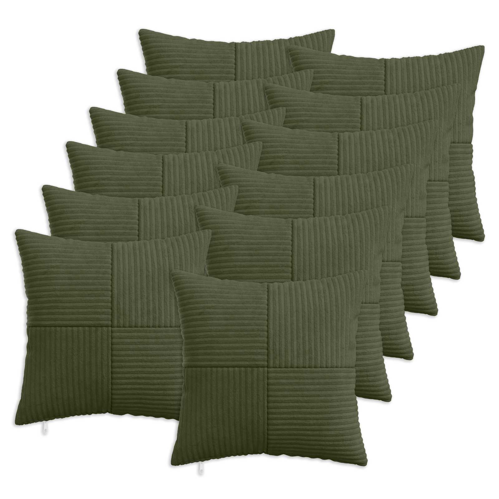 Párna huzat 12 pcs almelo zöld 45 x 45 cm cord