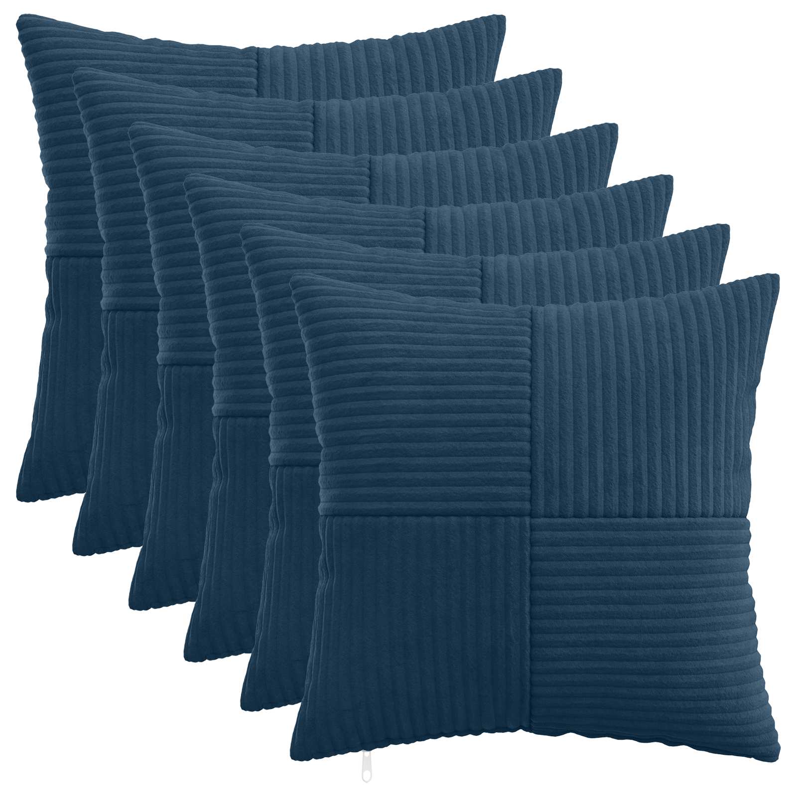 Párna huzat 6 pcs almelo sötétkék 50 x 50 cm cord