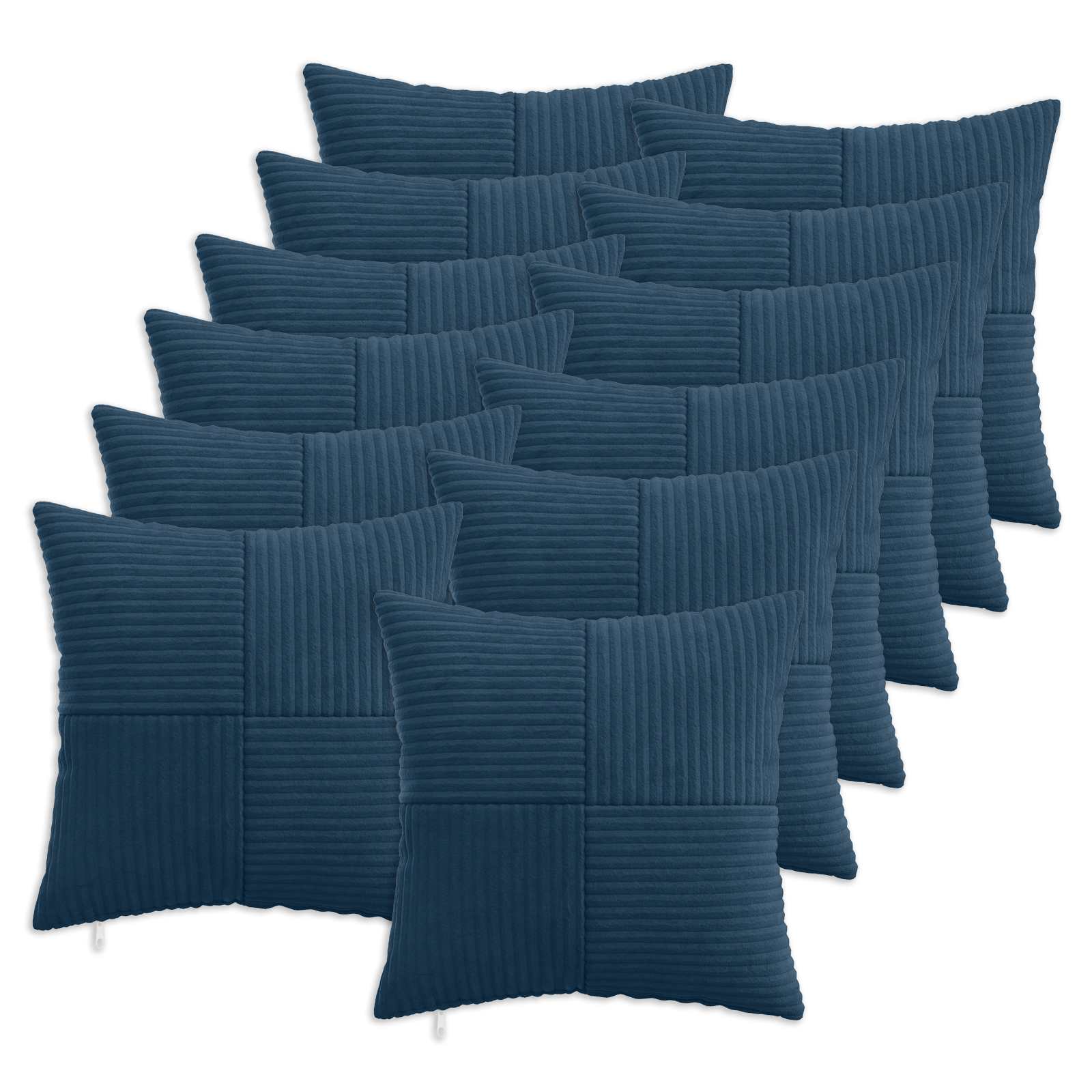 Párna huzat 12 pcs almelo sötétkék 50 x 50 cm cord