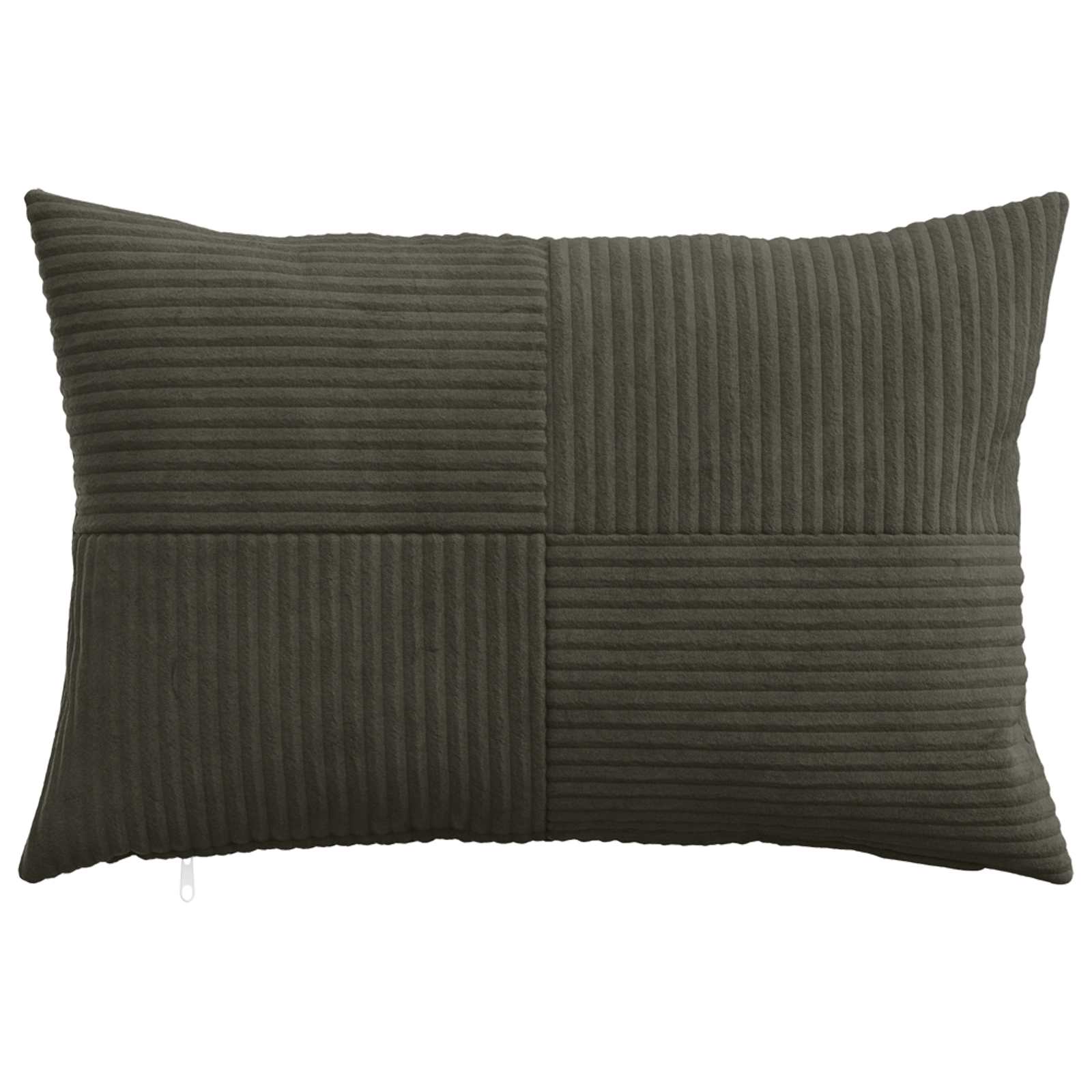 Párna huzat 2 pcs almelo antracitszürke 50 x 80 cm cord