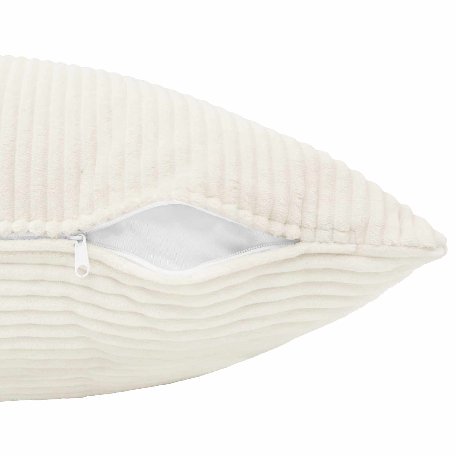 Párna huzat 2 pcs almelo krémszínű 55 x 55 cm cord