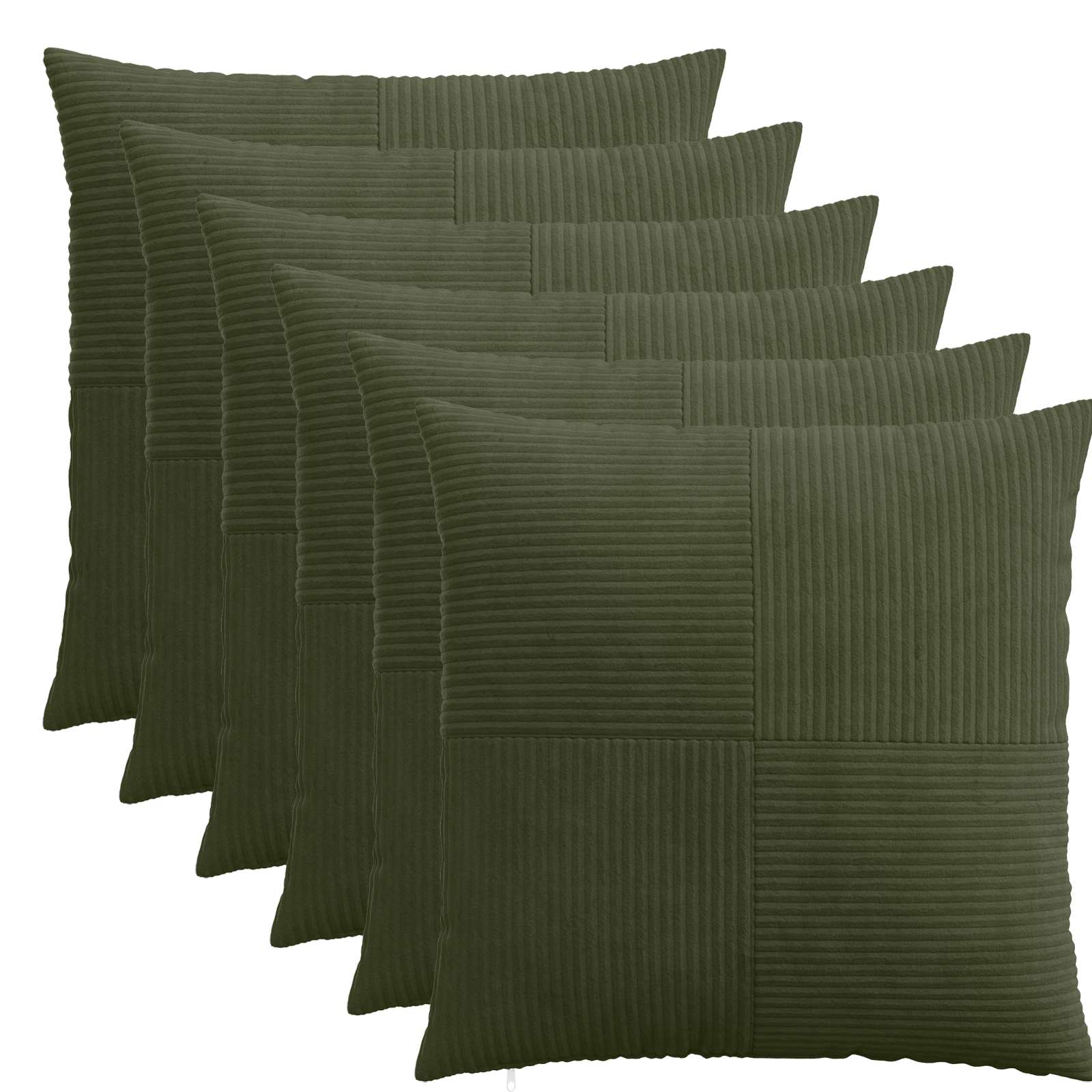 Párna huzat 6 pcs almelo zöld 60 x 60 cm cord