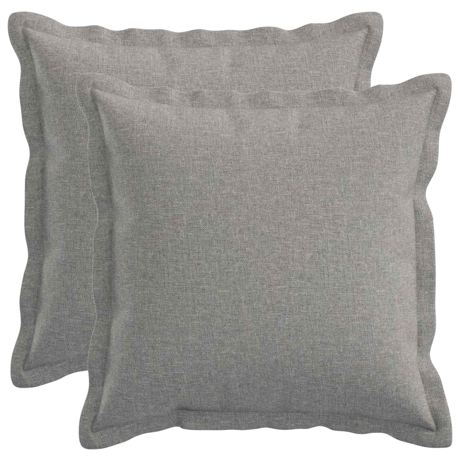 Párna huzat 2 pcs houten felhőszürke 30 x 30 cm műlenszövet
