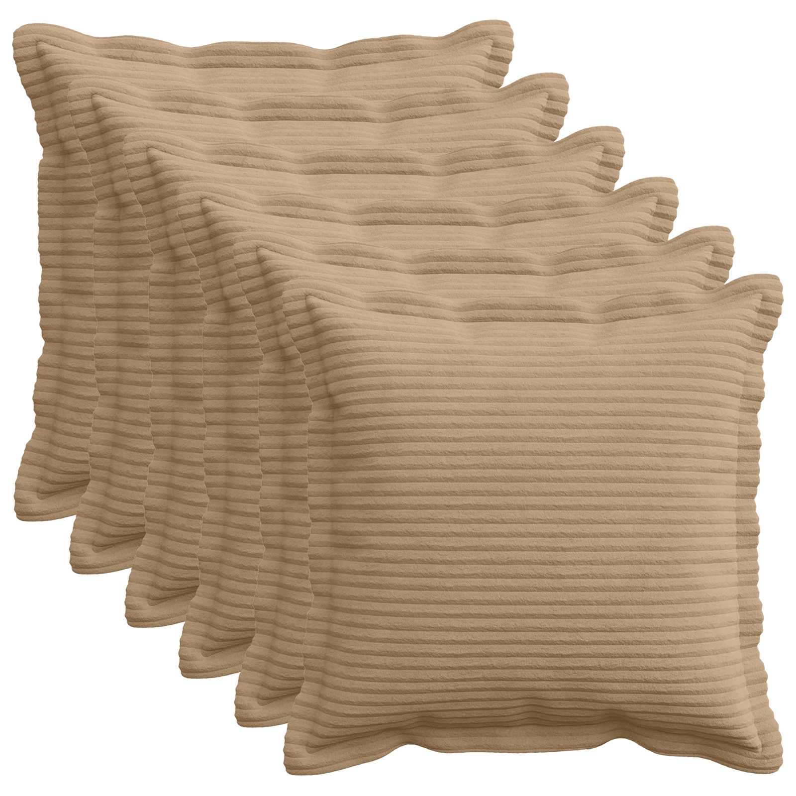 Párna huzat 6 db houten barna 30 x 30 cm cord