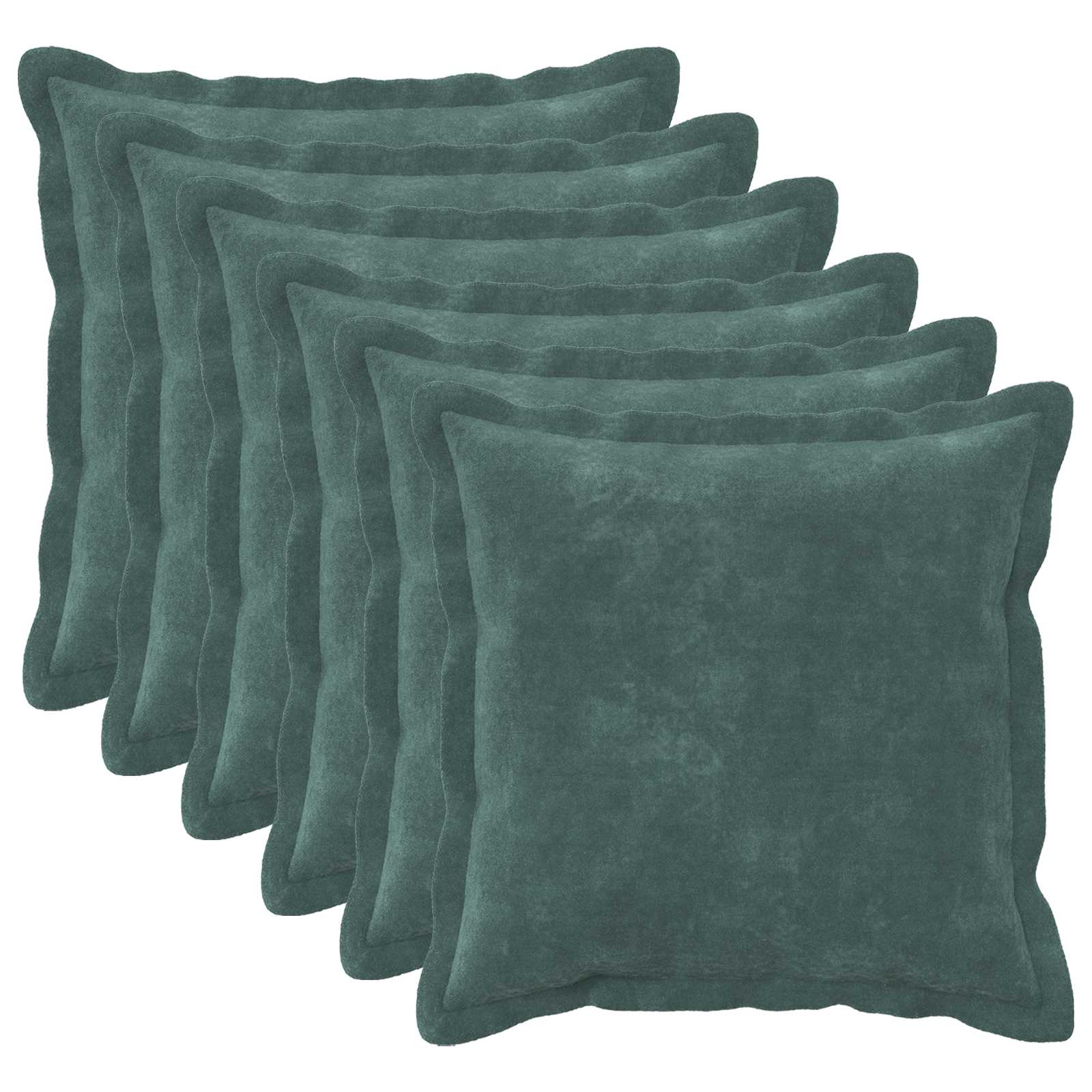 Párna huzat 6 pcs houten tengerkék 30 x 30 cm mikroszálas plüss