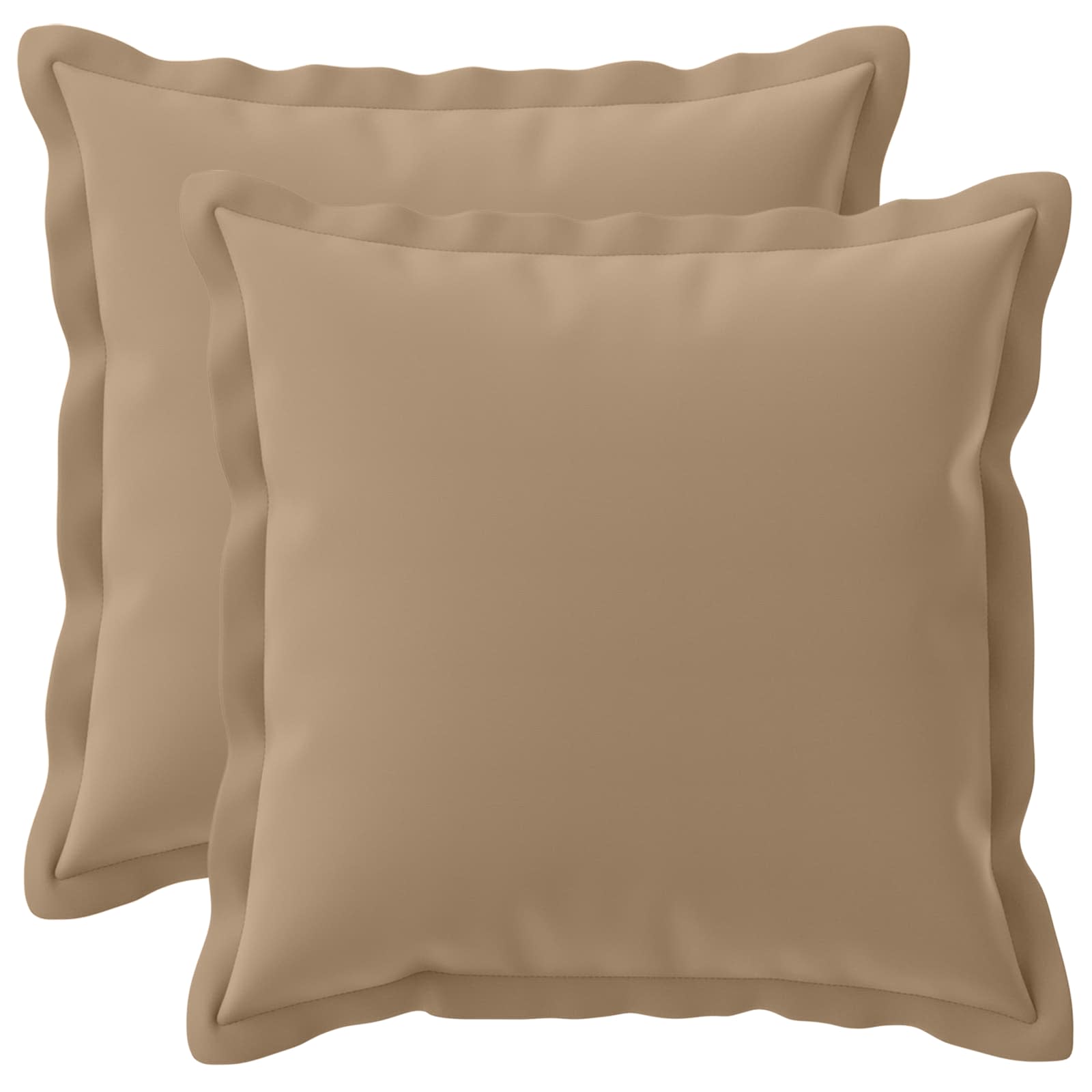 Párna huzat 2 db houten tópszínű 30 x 30 cm poliészter