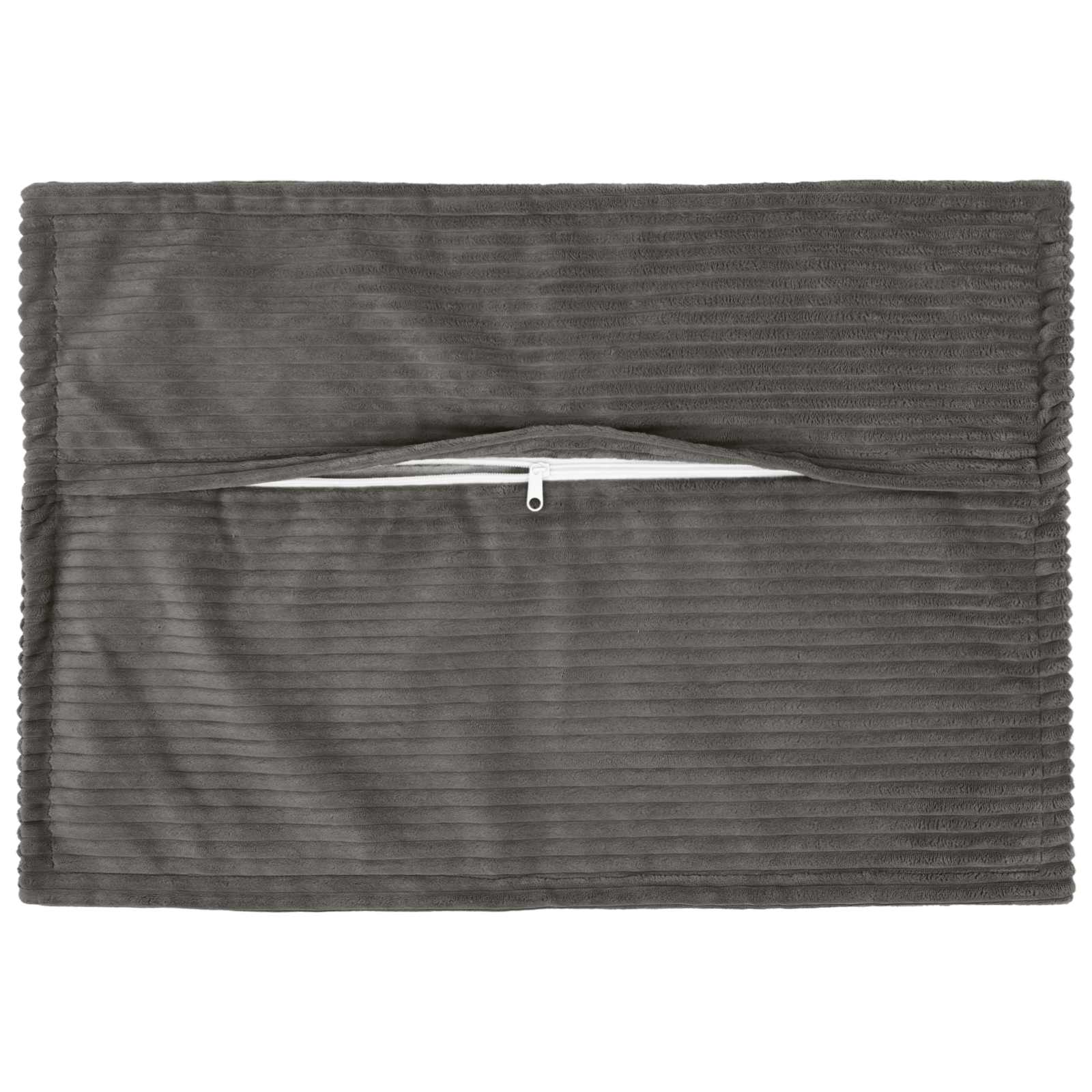 Párna huzat 6 db houten sötétszürke 30 x 50 cm cord
